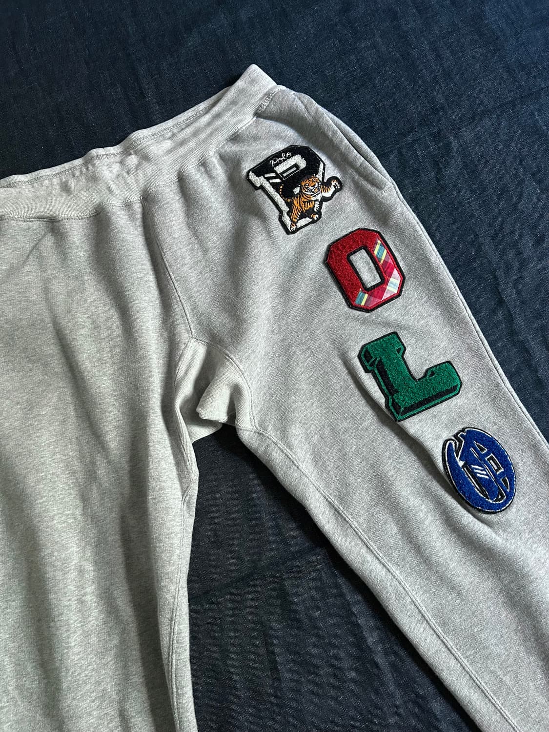 폴로랄프로렌 아플리케 스펠 아웃 로고 스웻팬츠 상품이미지2