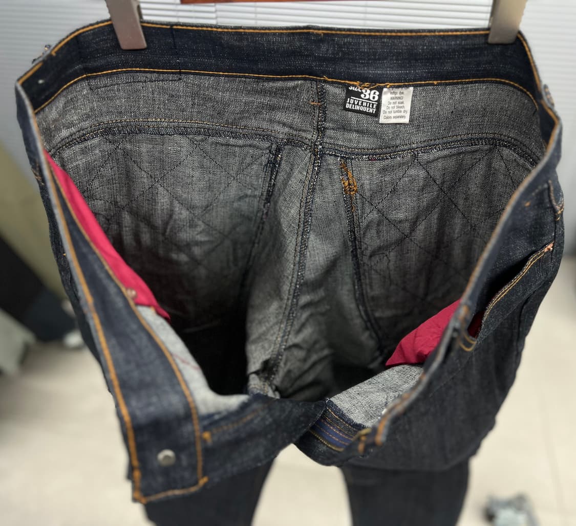 Y2K 빈티지 오리엔탈 데님 팬츠  상품이미지4