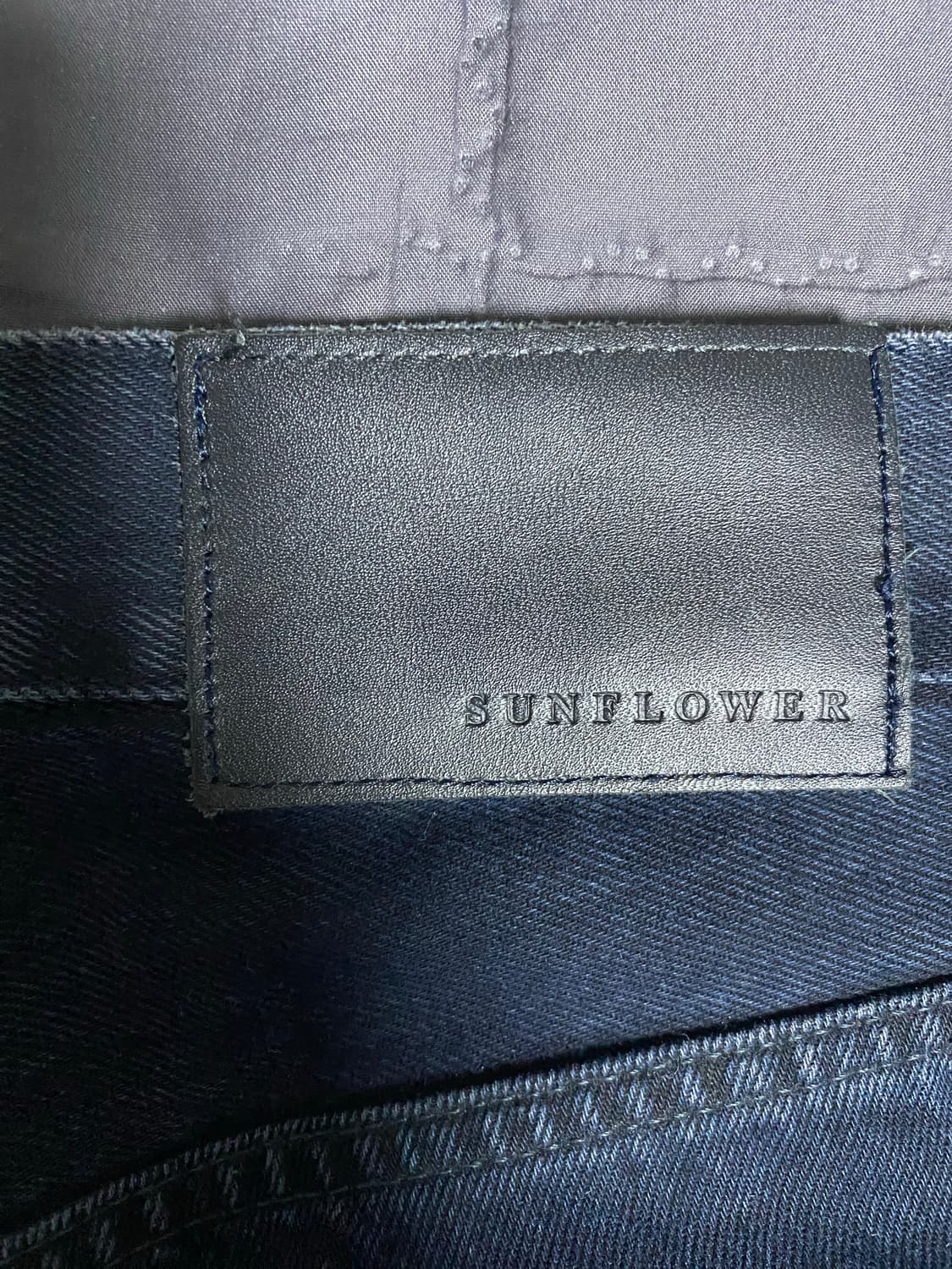 선플라워 루즈핏 블루블랙 데님팬츠 5096/707 상품이미지7