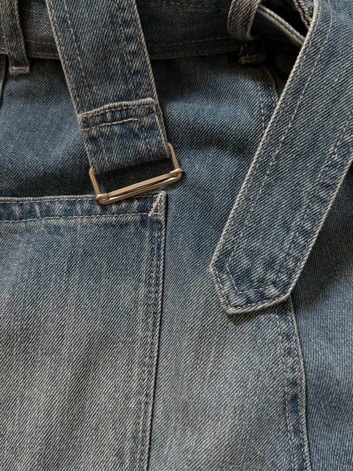 폴리테루 fatigue belted denim pants 상품이미지3