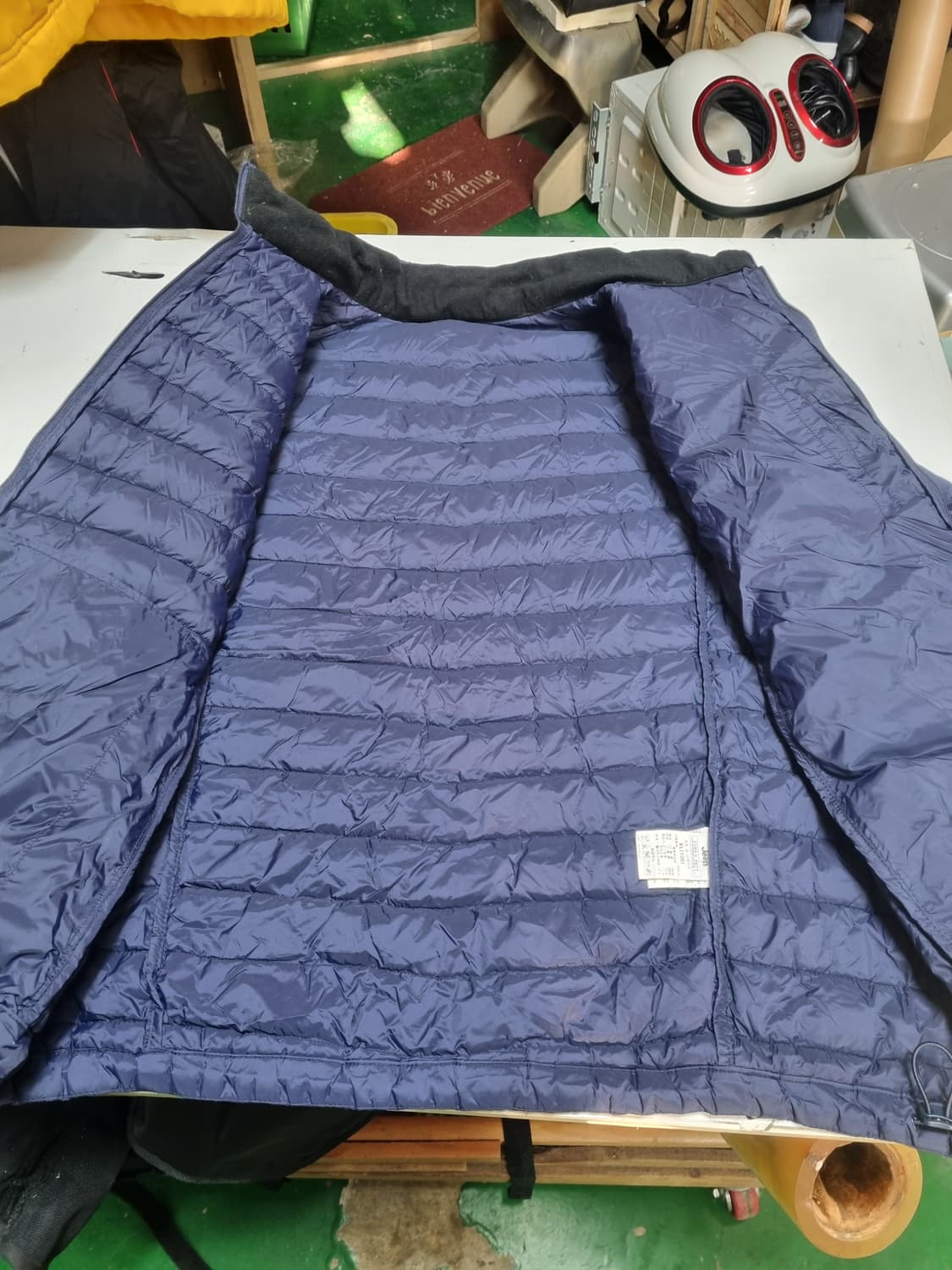 Jeep 지프 네이비 경량 덕다운 패딩 점퍼 105 상품이미지6