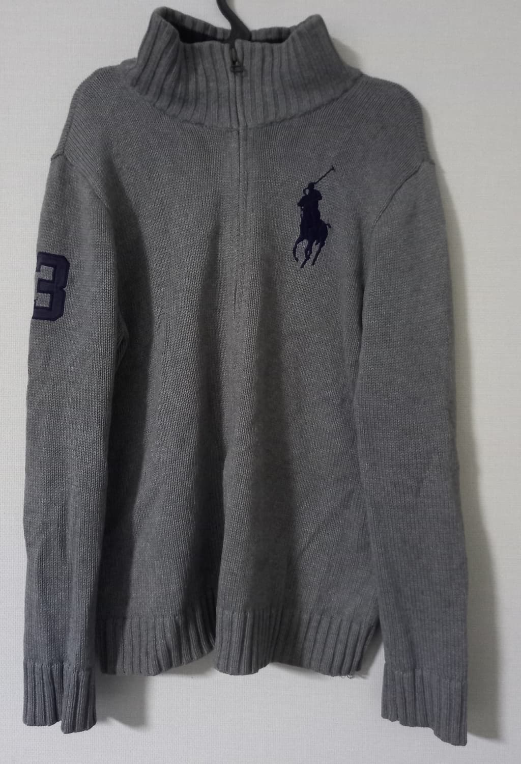 폴로 POLO 빅포니 니트집업 105/XL 상품이미지1