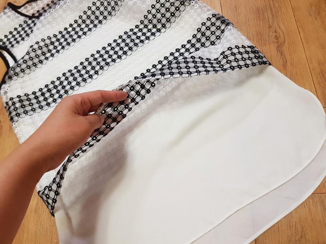 로엠(ROEM) 망사배색티 55-66  상품이미지5