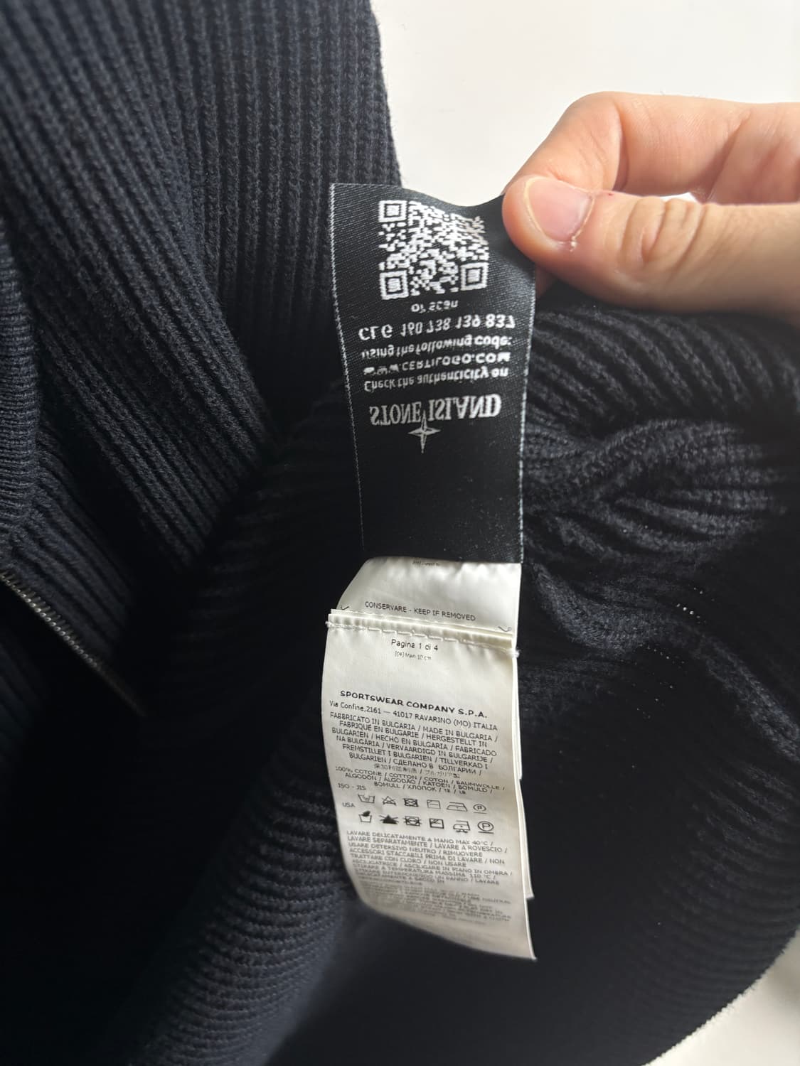 스톤아일랜드 니트집업 XL 상품이미지7