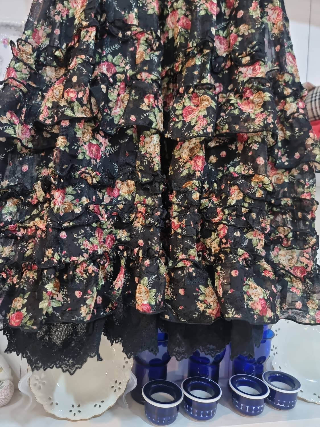 axes femme 로즈 플라워 레이스 끈원피스 상품이미지4