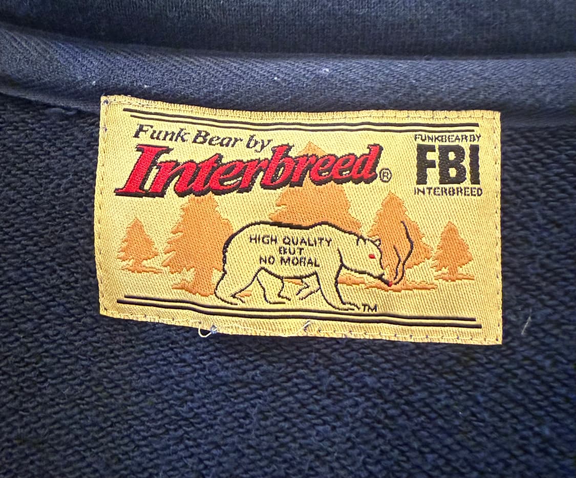 인터브리드 펑크베어 스웻 아노락 상품이미지4