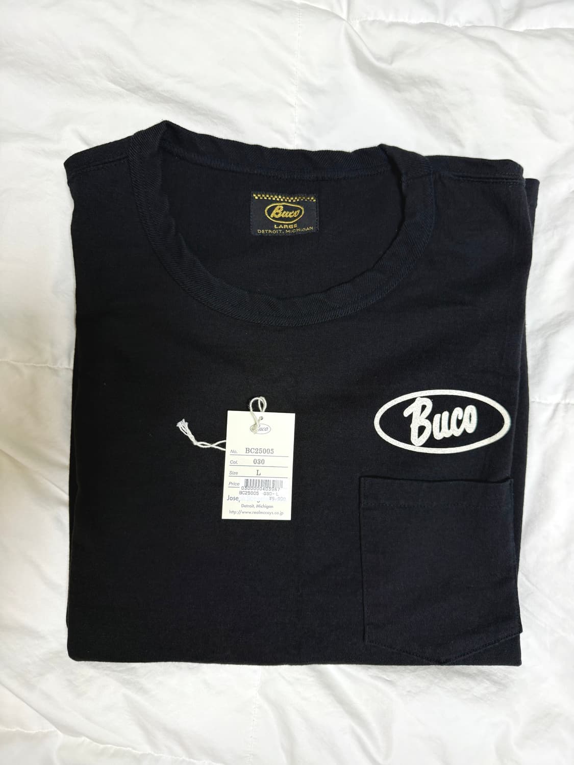 리얼맥코이 부코 티셔츠 택있는 새제품 L사이즈  상품이미지4