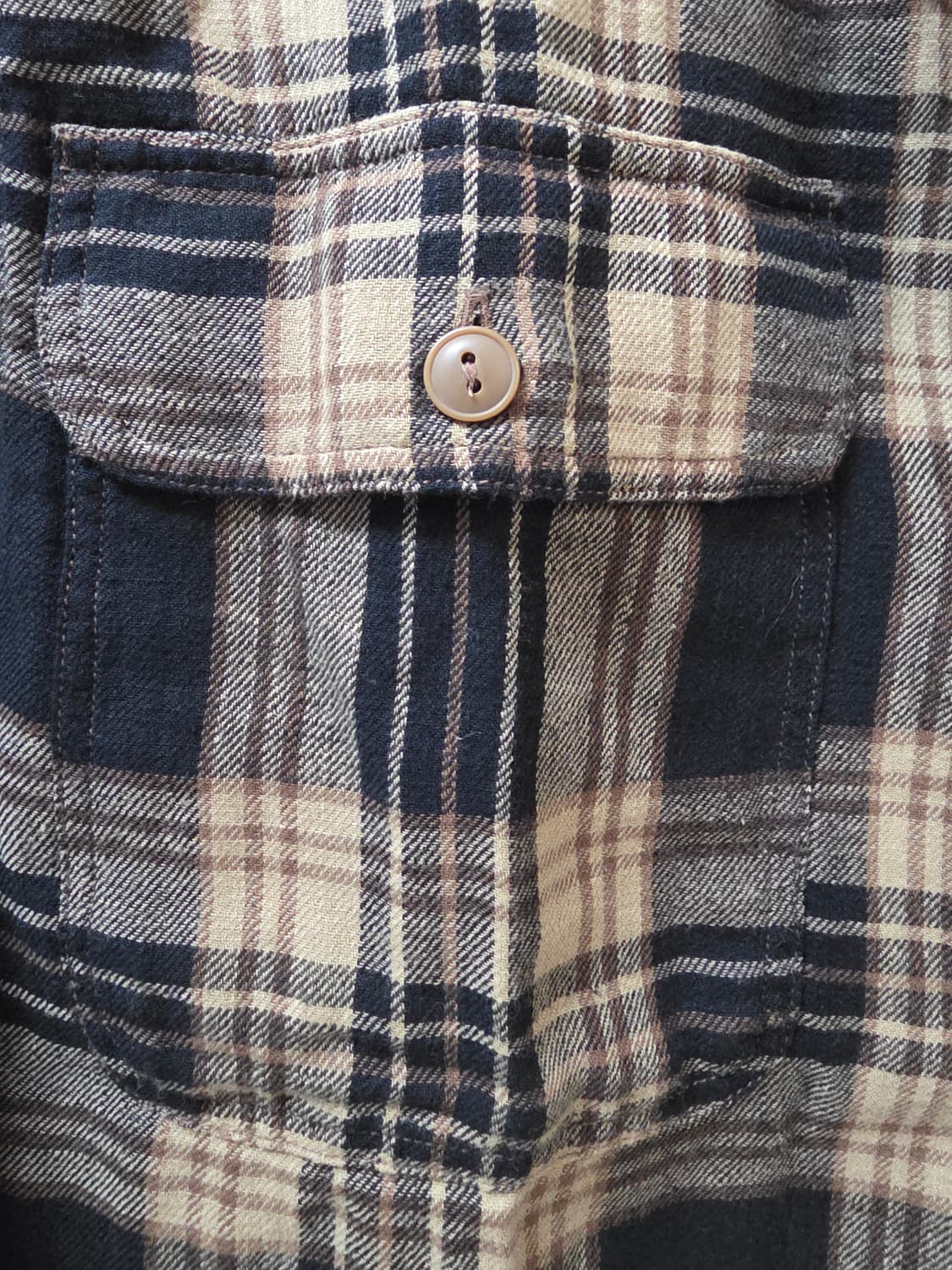 RRL 더블알엘 플래드 코튼 린넨 워크셔츠 L 상품이미지3