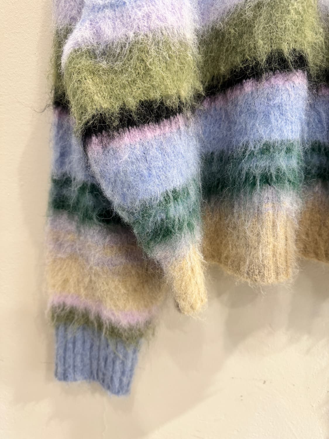 japan vintage 모헤어 루즈핏 니트 상품이미지4