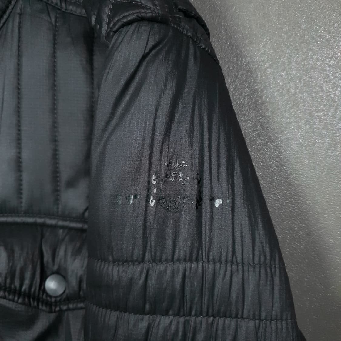 S) 디젤 유틸리티 포켓 지퍼 디테일 라이더 경량 패딩 자켓 올리브 상품이미지10