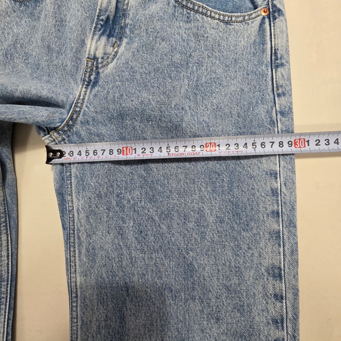 1176 리바이스 공용 연청 데님 로우 프로 진 27 상품이미지3