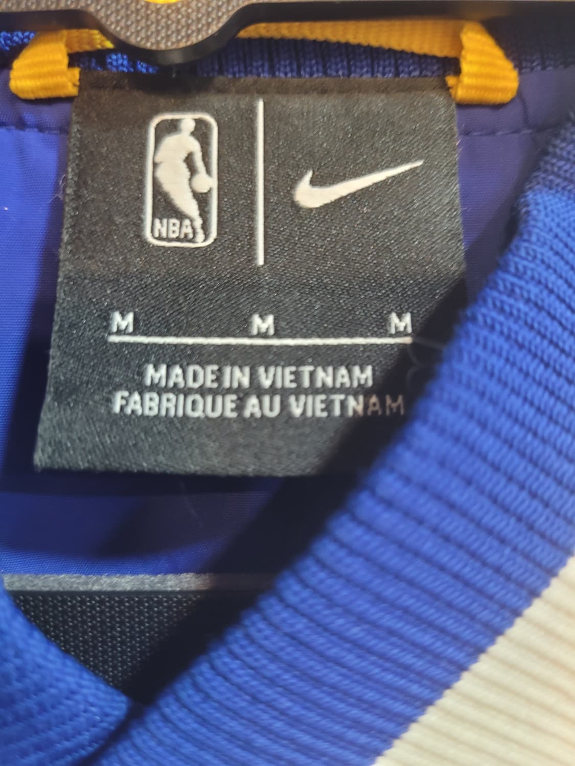 나이키 워리어스 NBA 블루종 자켓 100 사이즈 상품이미지3