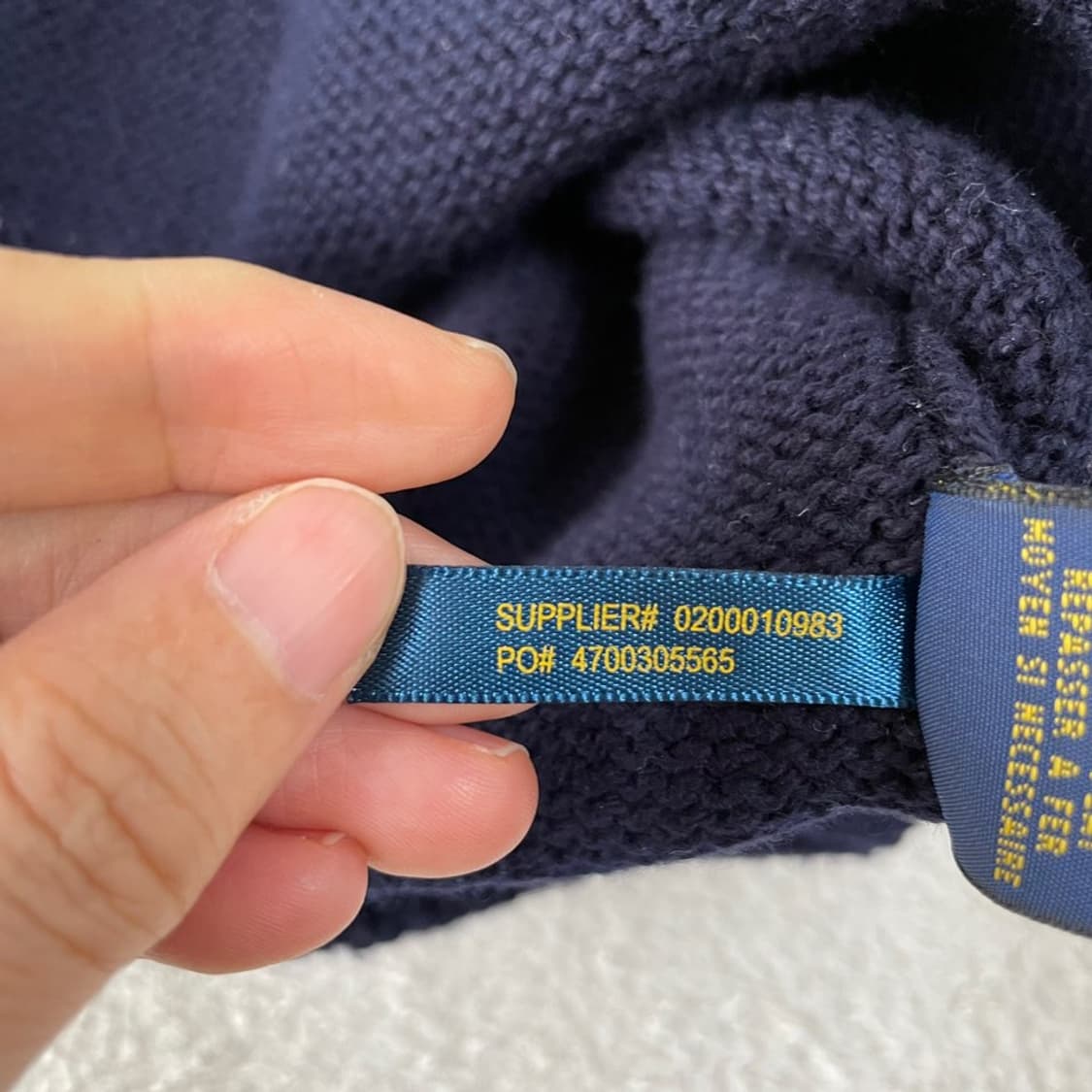 M 폴로 USA 성조기 니트 네이비 상품이미지7