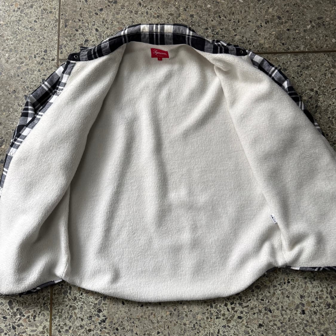 [L] 16FW Supreme 슈프림 플란넬 체크 셔츠 상품이미지3