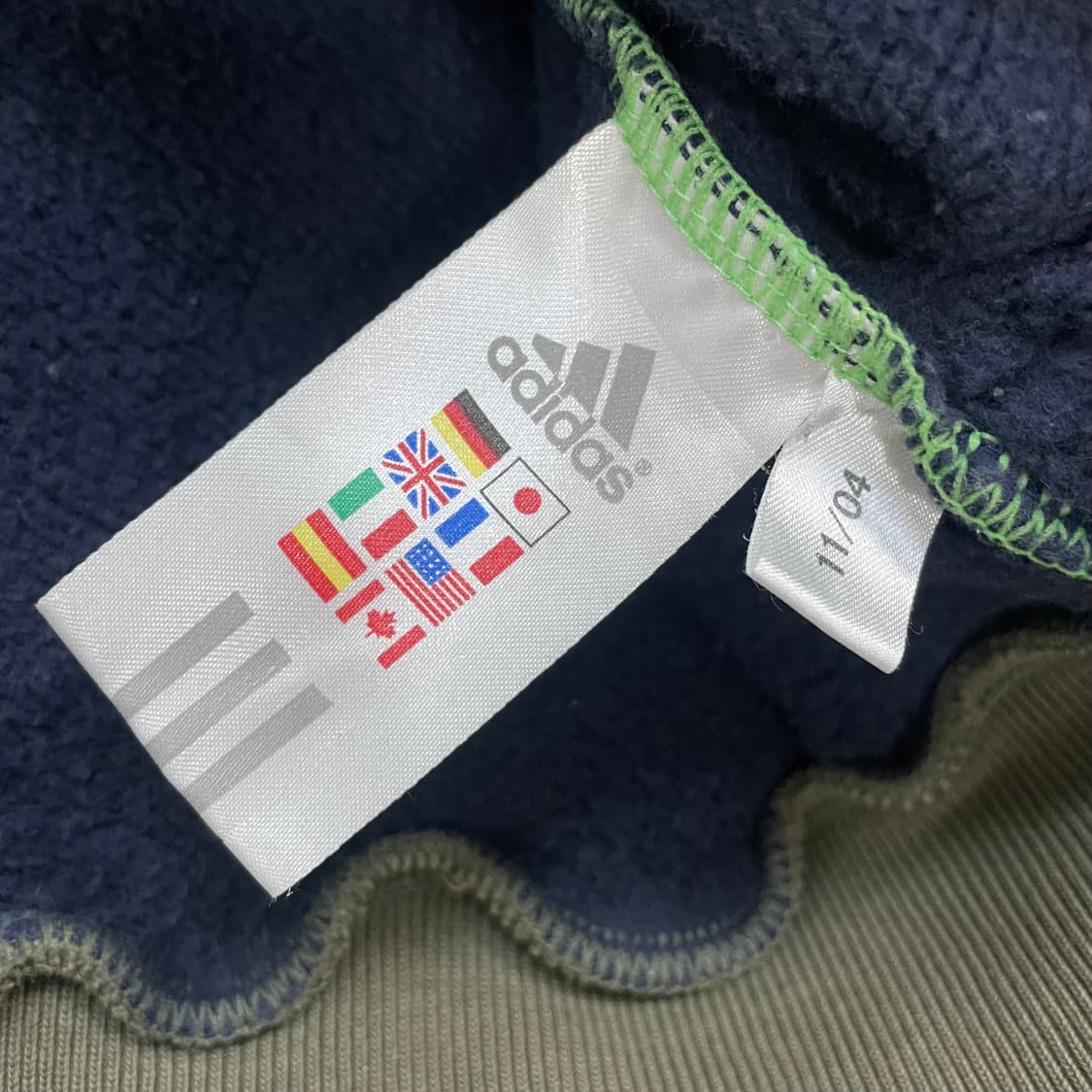 아디다스 00s 컬러 블록 스웻 트랙탑 자켓 상품이미지4