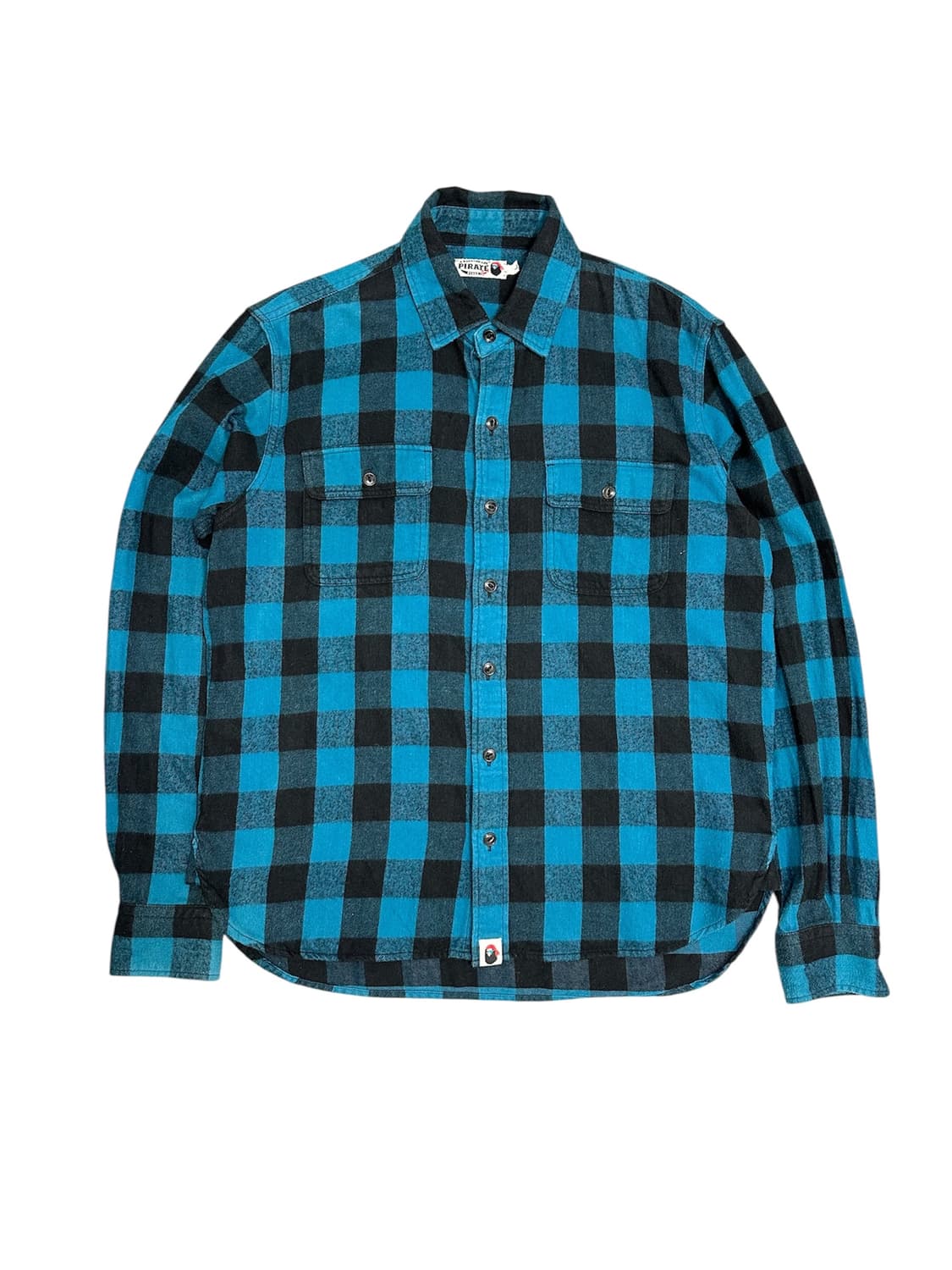 A Bathing Ape Pirate Store 체크 플란넬 셔츠 상품이미지1