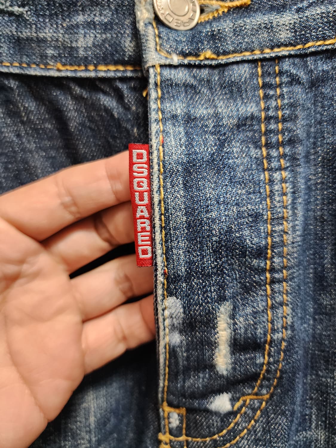 디스퀘어드2 지퍼 디테일 데님  상품이미지4