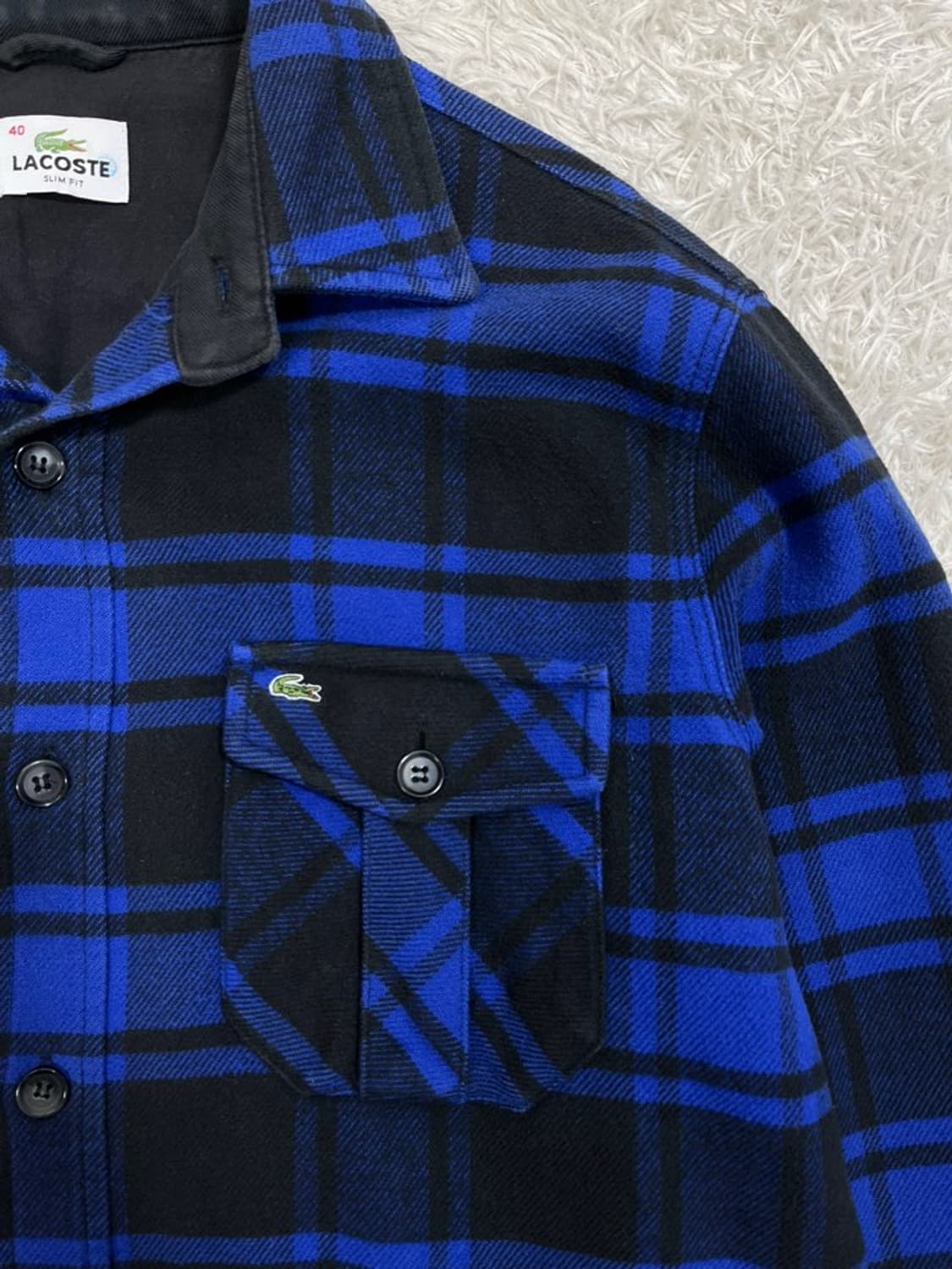라코스테 플란넬 체크 셔츠/#3000 상품이미지2