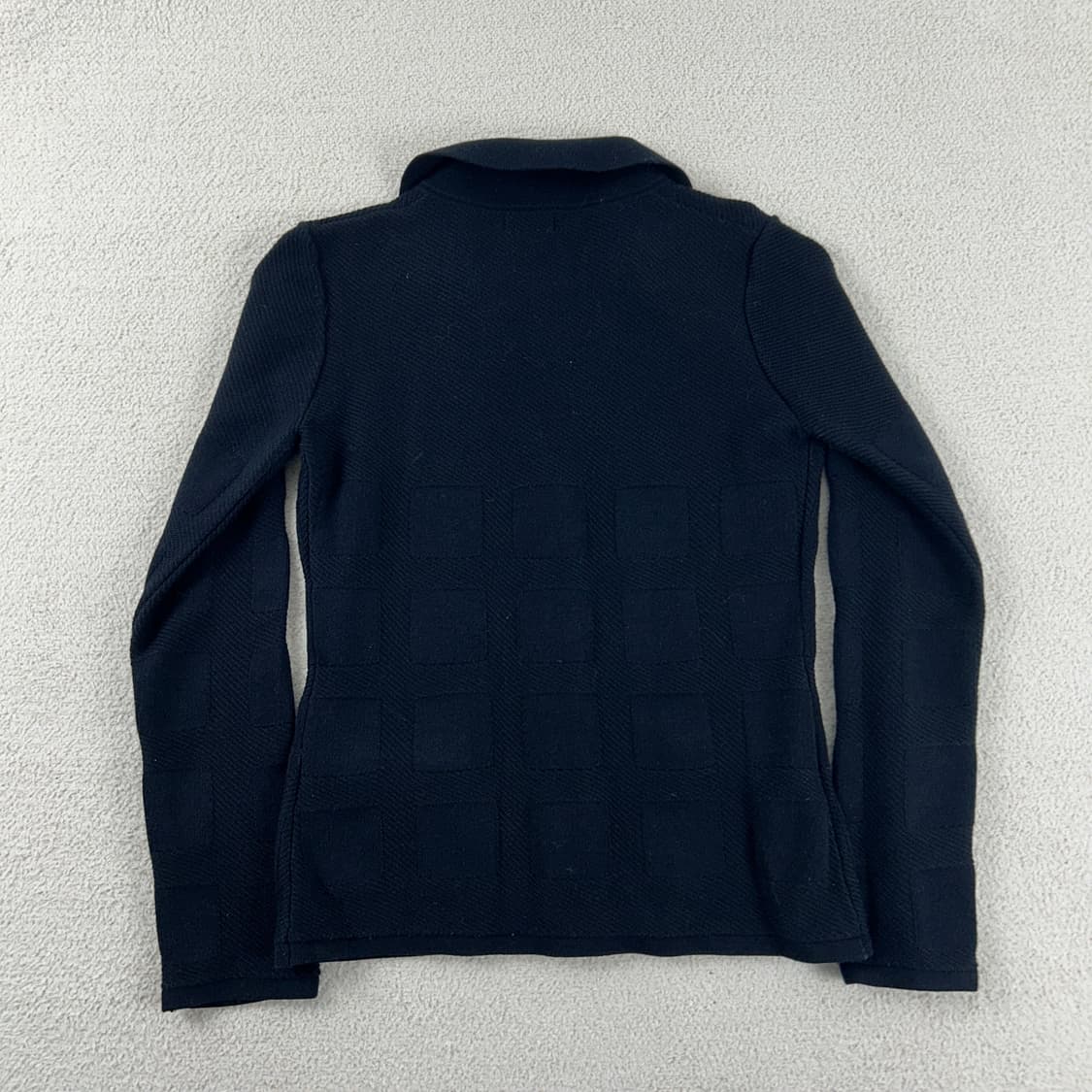 [정품] 샤넬 유니폼 라인 cc버튼 니트 블레이저 & 베스트 네이비 셋업 상품이미지5