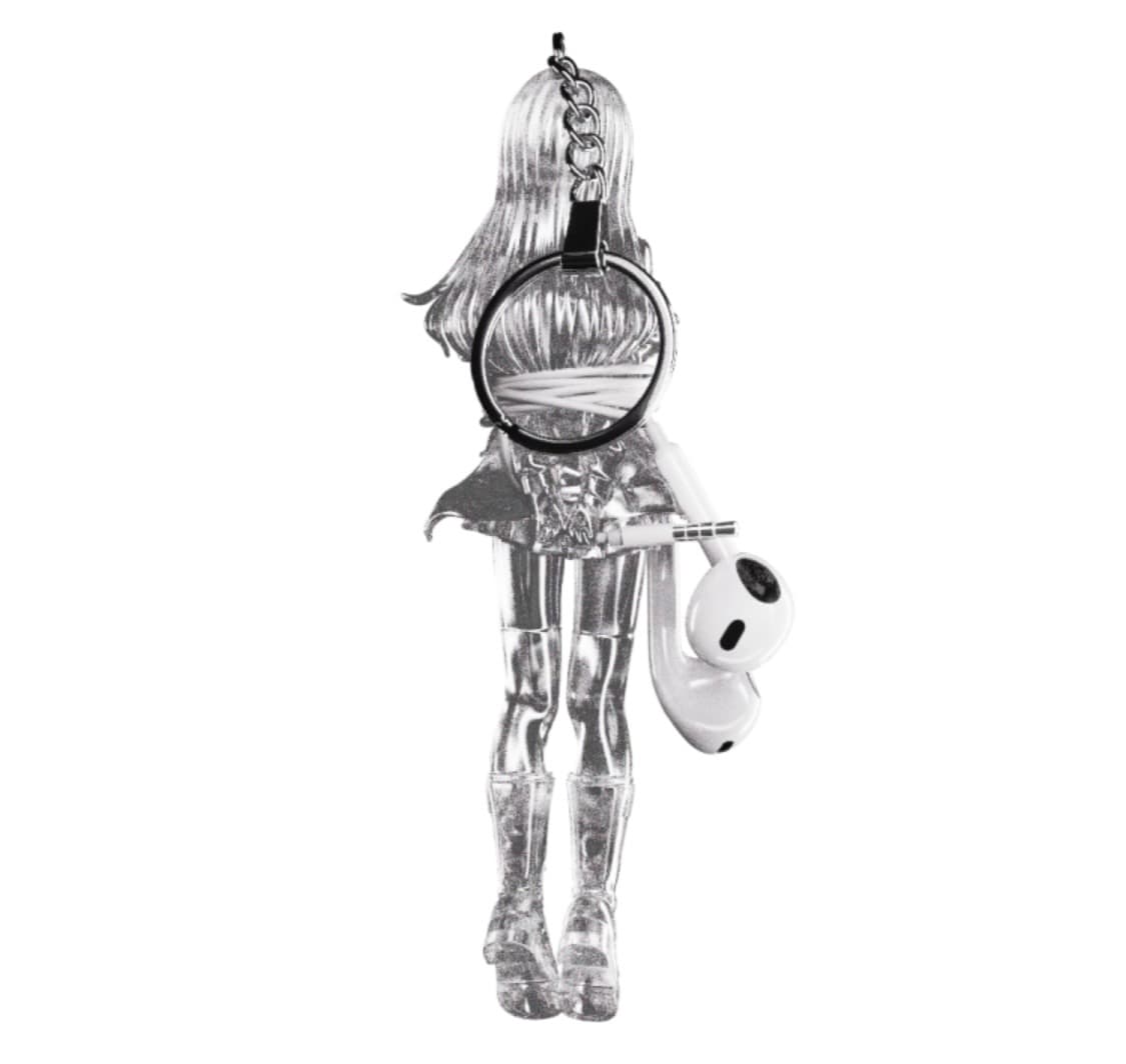 쿠로카미모텔 Ruby 클리어 레진 키링 상품이미지2