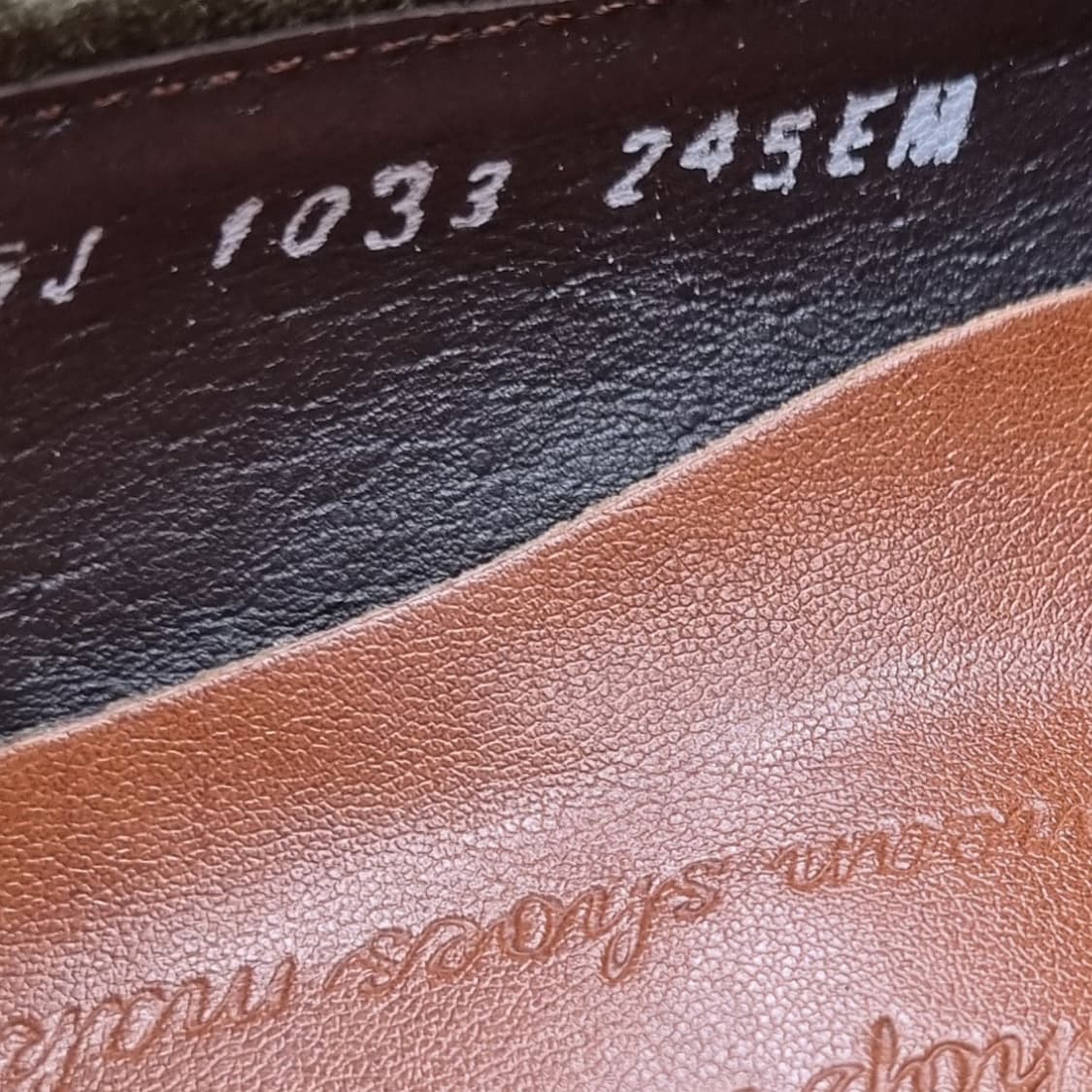 핸드메이드 남성로퍼 실사이즈255 상품이미지6