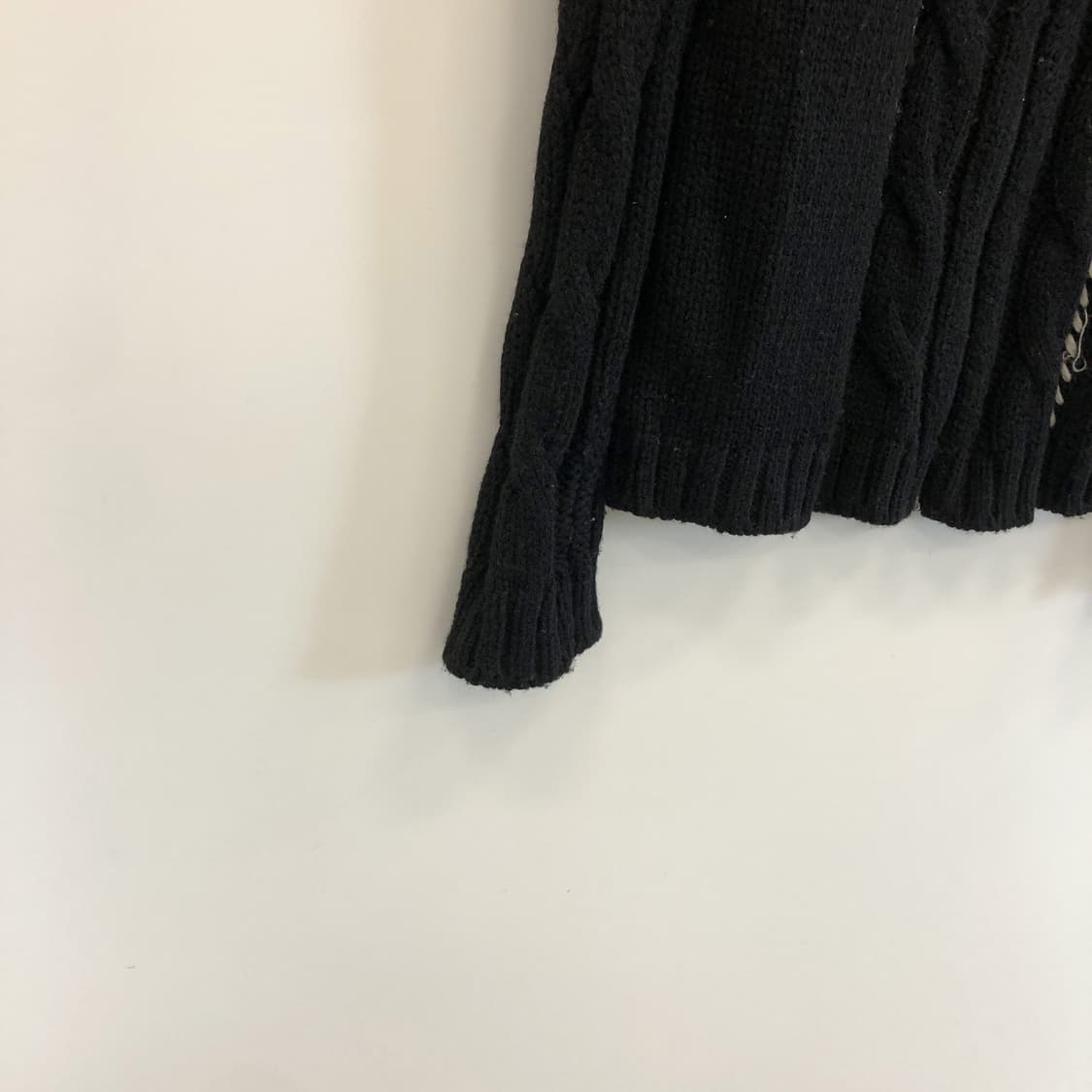 막스앤코 막스마라 이태리 케이블 니트집업 L 헤비울 상품이미지2