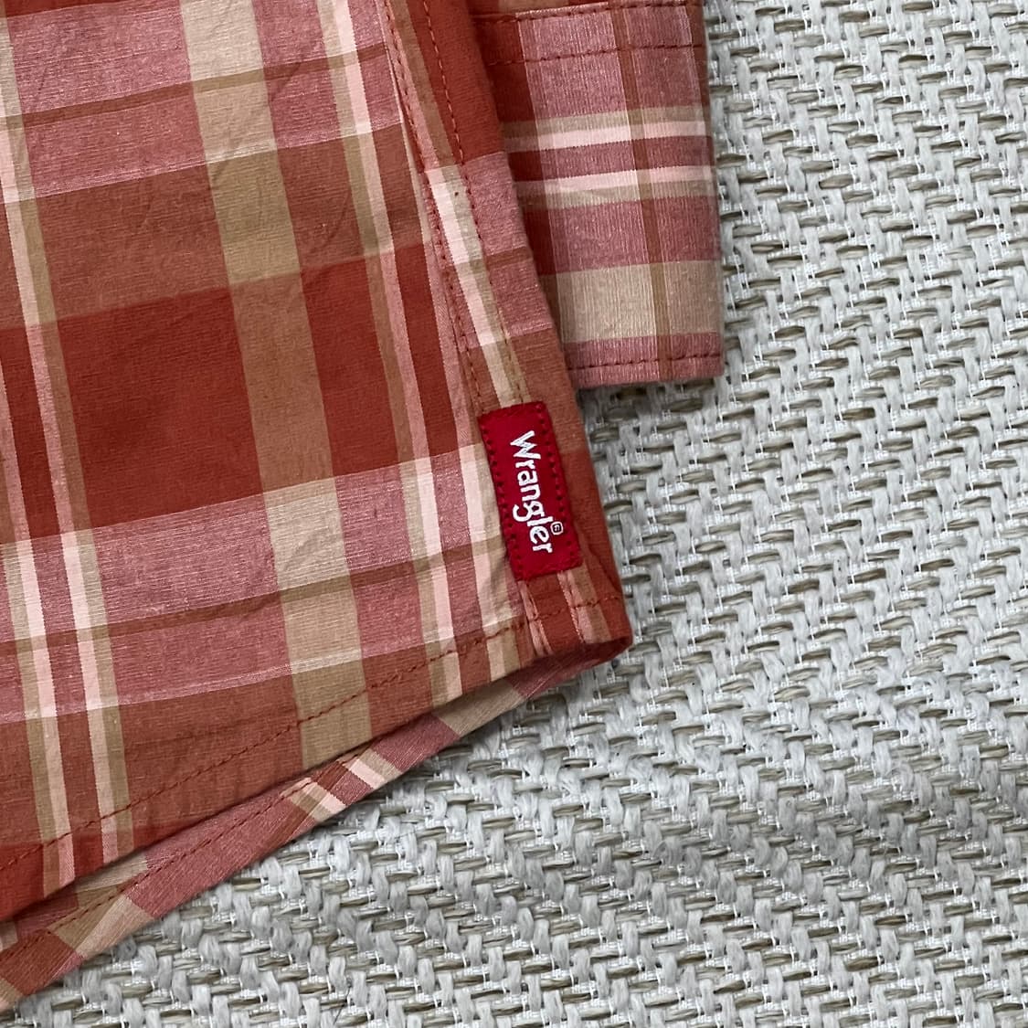 랭글러 웨스턴 체크셔츠 r3375 상품이미지5