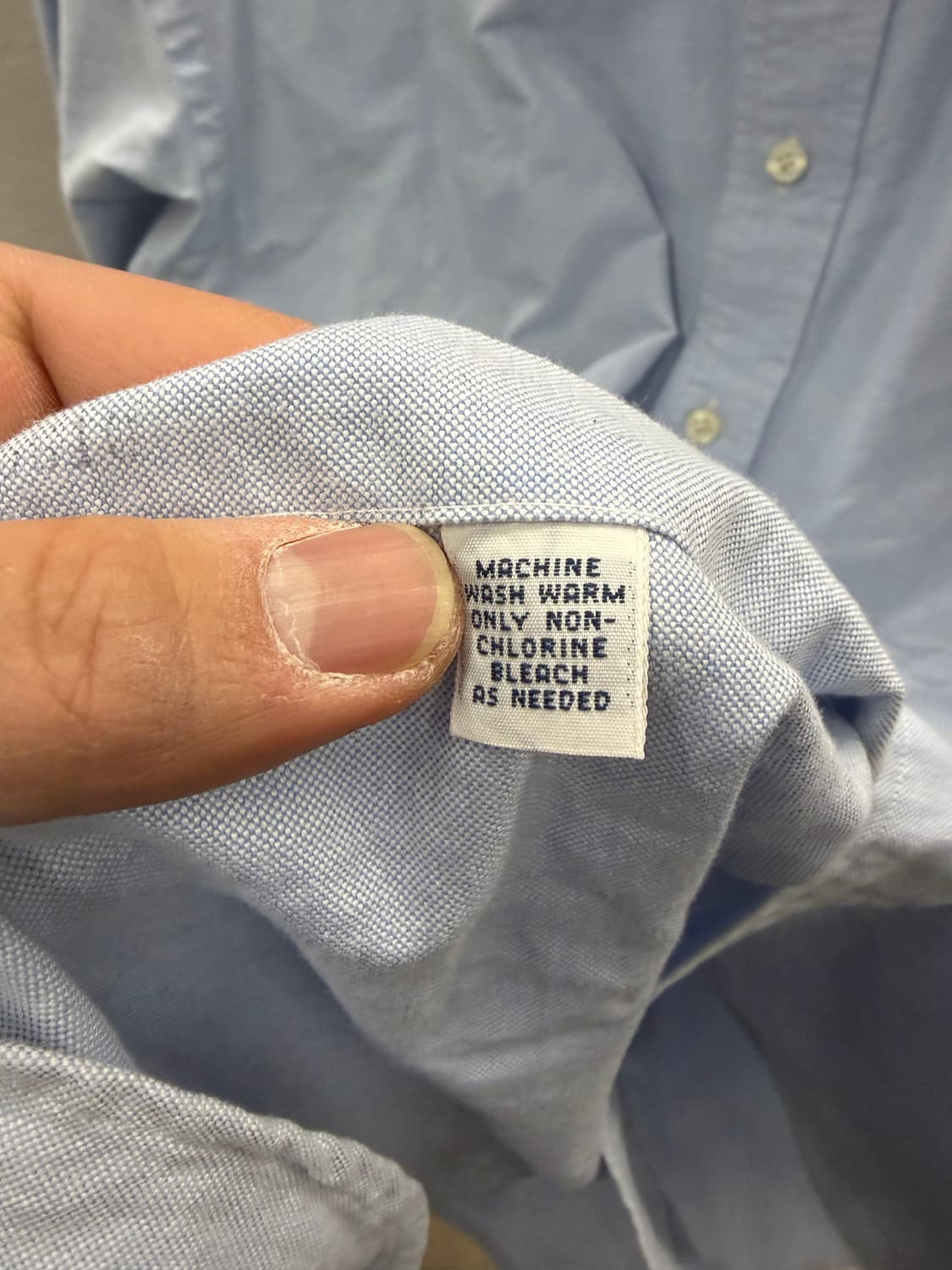 폴로 랄프로렌 옥스포드 셔츠 하늘색 105 상품이미지6