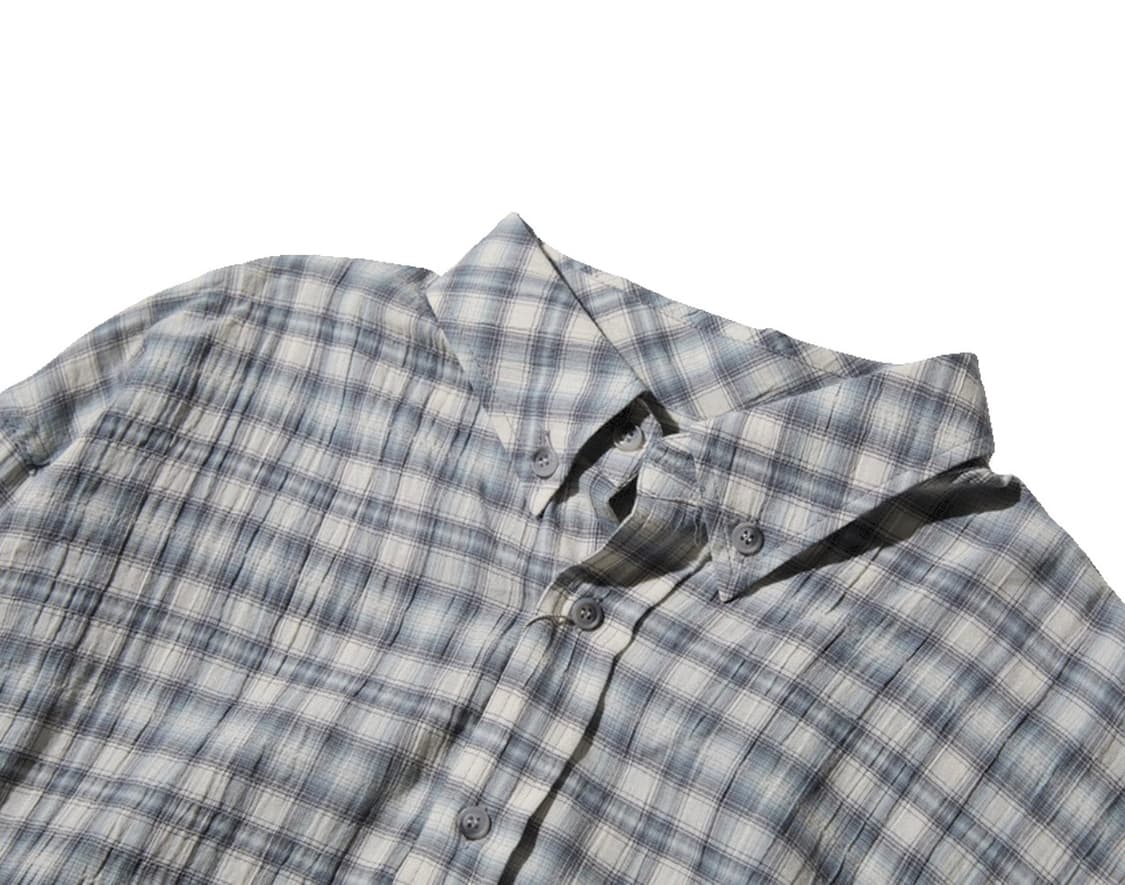 (1회착용)언더마이카(Undermycar) 체크 셔츠 - 2사이즈 상품이미지6