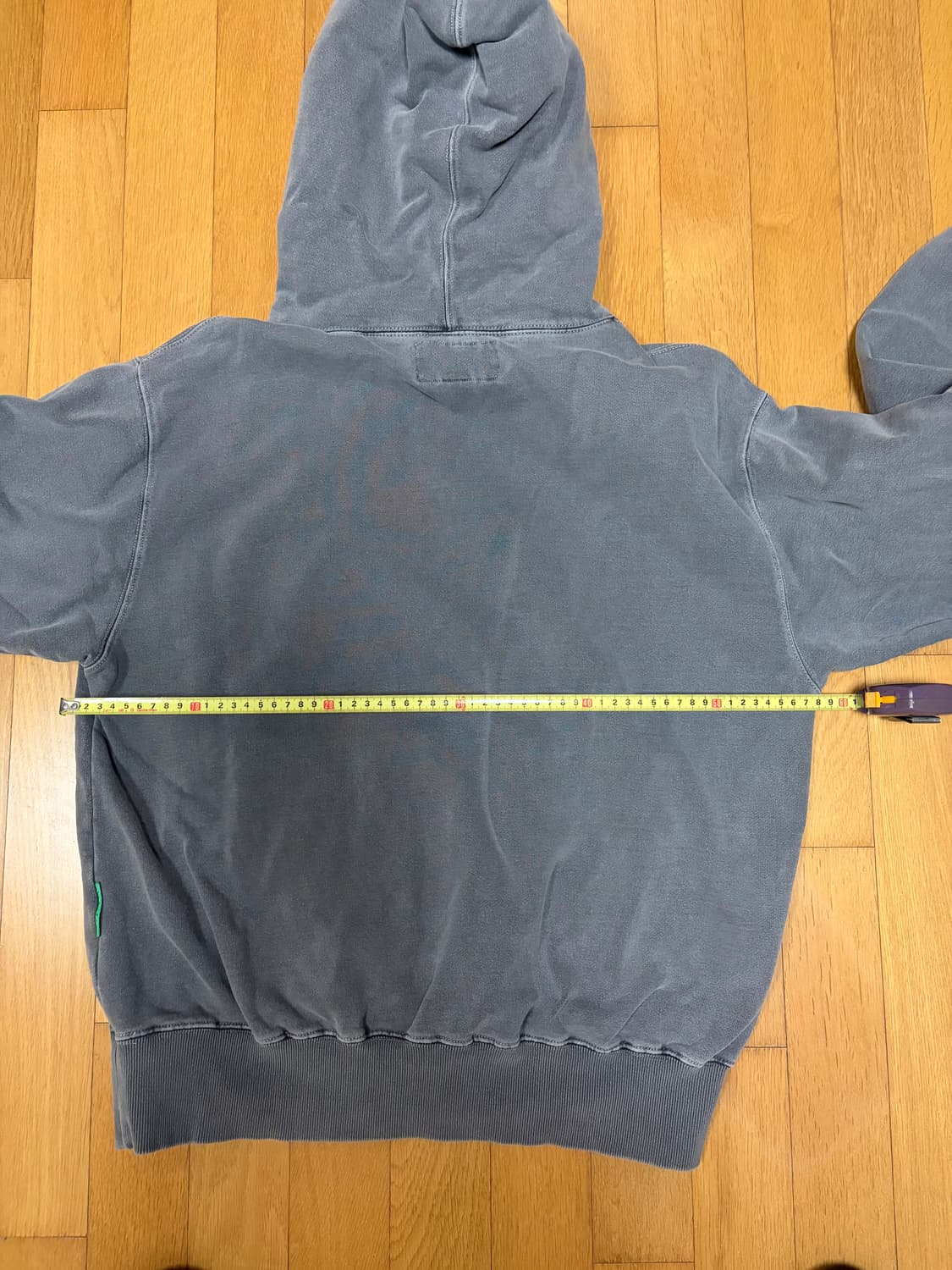 예스아이씨 피그먼트 후드티 상품이미지2