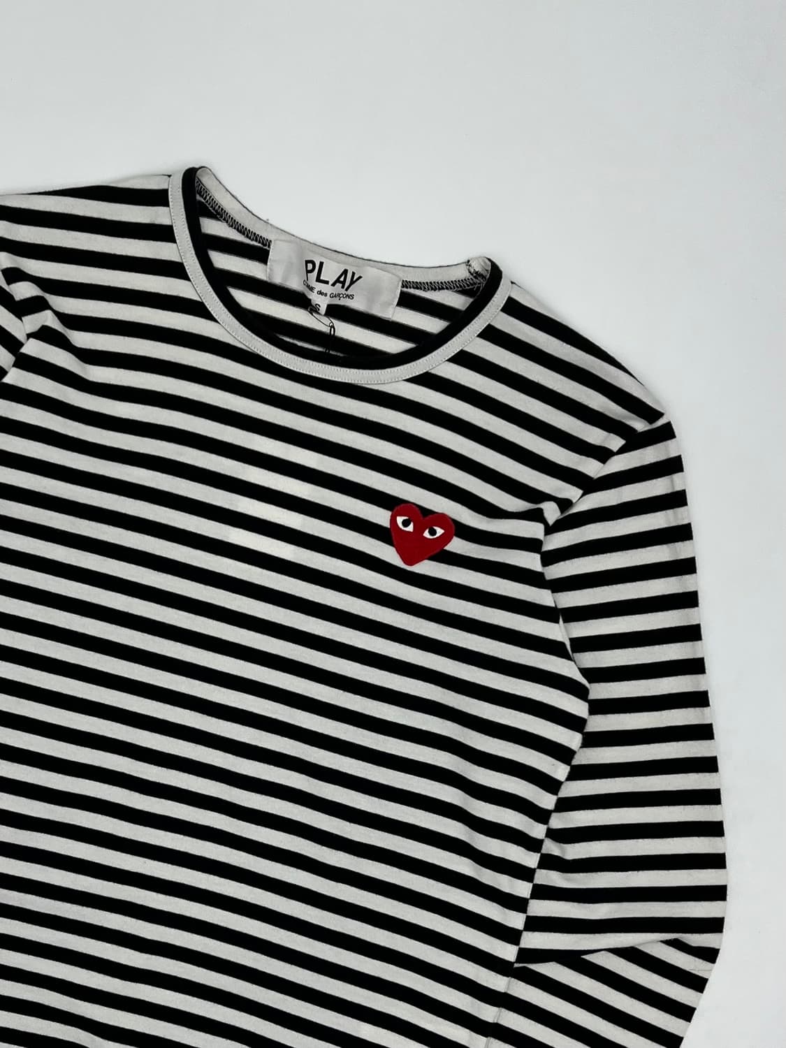 꼼데가르송 스트라이프 긴팔 티셔츠 상품이미지2