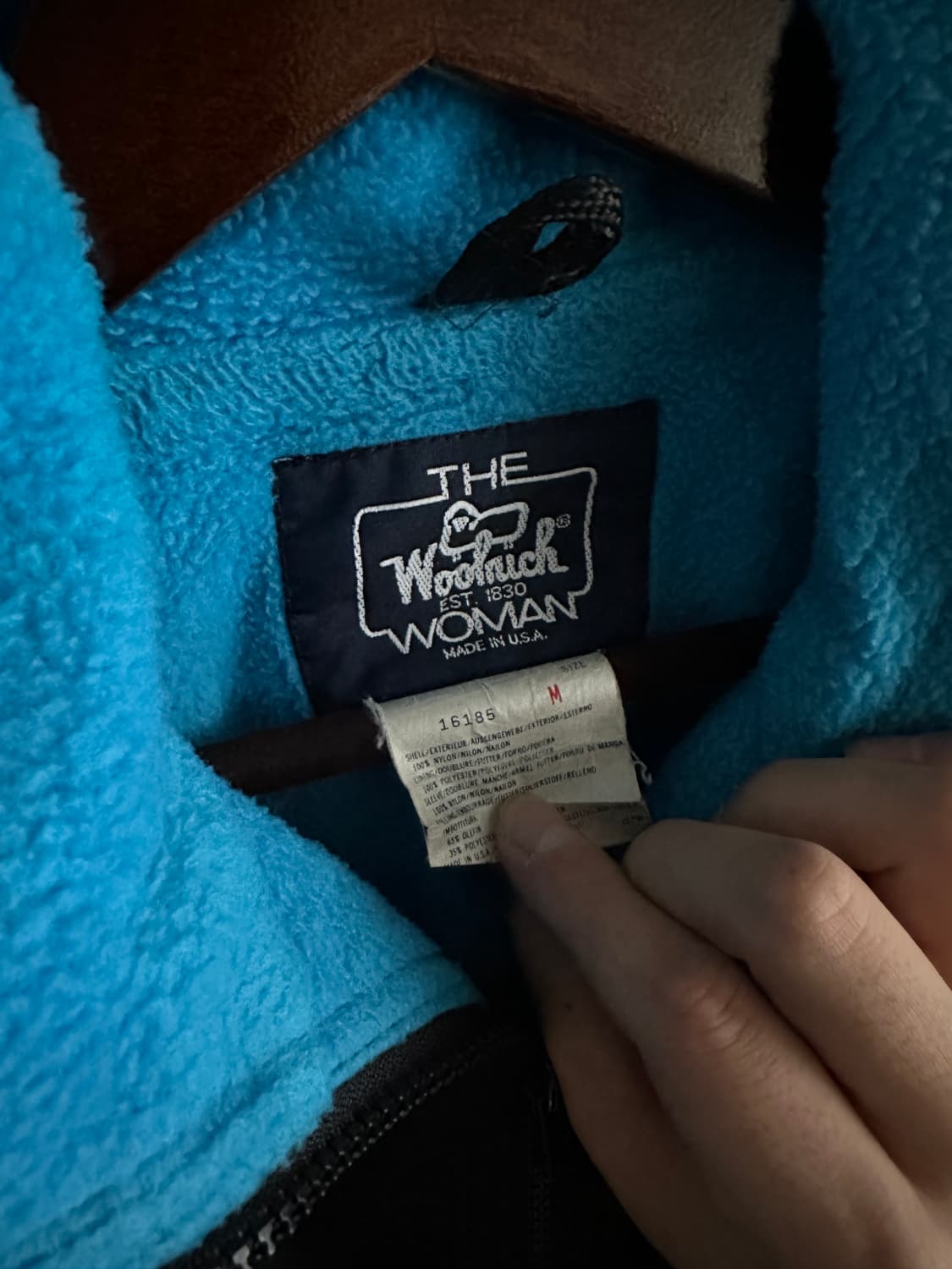 90s Woolrich 울리치 women 플리스 웜업 자켓 상품이미지2