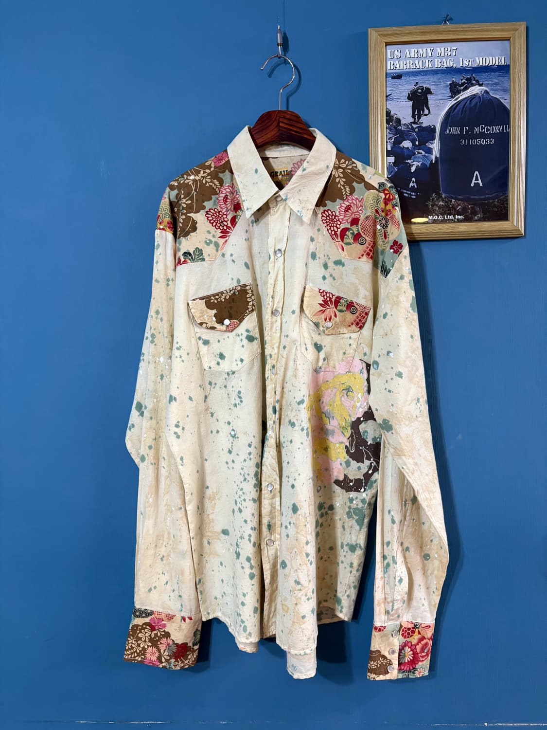 Grail USA Floral vintage Western shirt. 상품이미지1