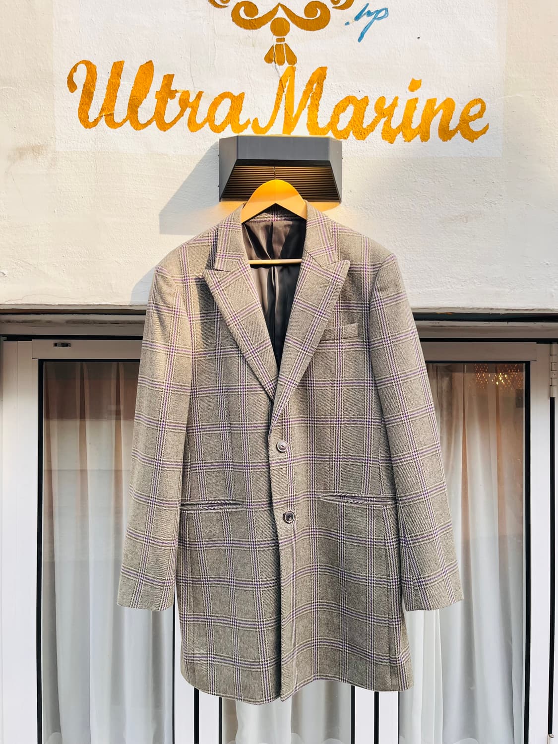 인터메조 체크 울 코트 (한국제 / 105) 상품이미지1