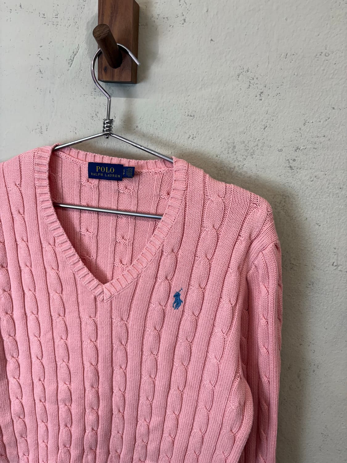 폴로랄프로렌 케이블 니트 핑크 상품이미지5