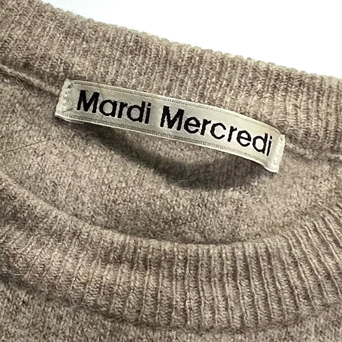 마르디메크르디 캐시미어 혼방 니트 상품이미지4
