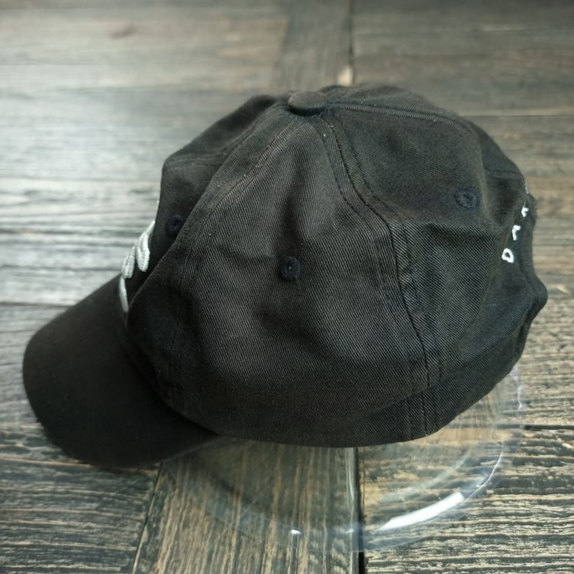 [다크룸 스튜디오] 빅로고 자수 볼캡 블랙 M19585 상품이미지4