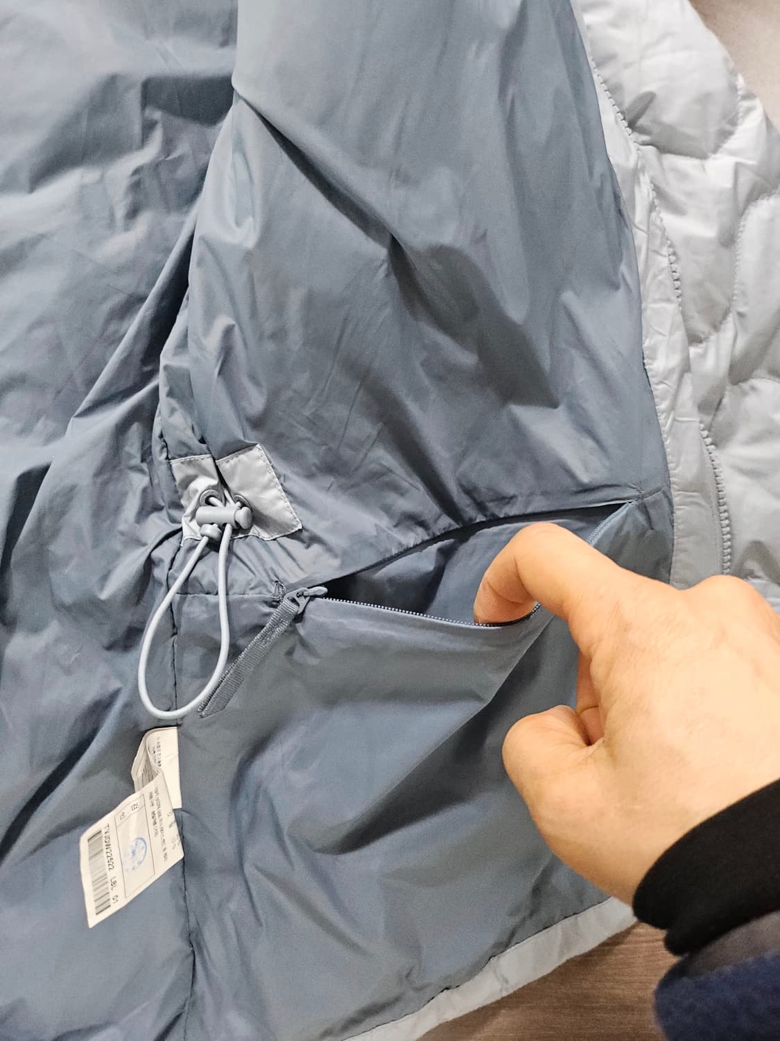 코오롱 스포츠  연하늘 구스 다운 패딩 95 상품이미지7