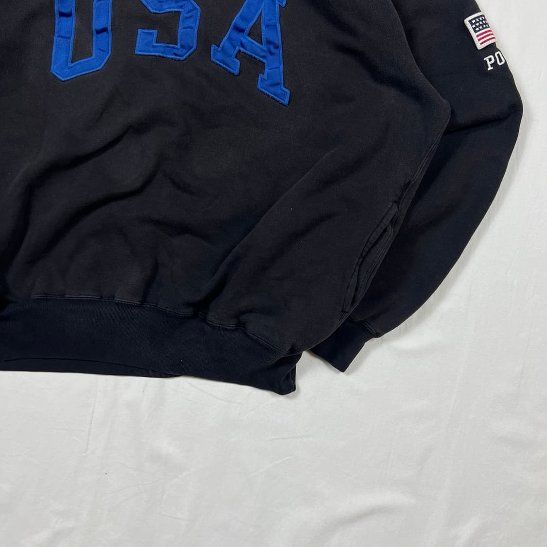 90’s 폴로스포츠 usa 플래그 로고 후드티 상품이미지5