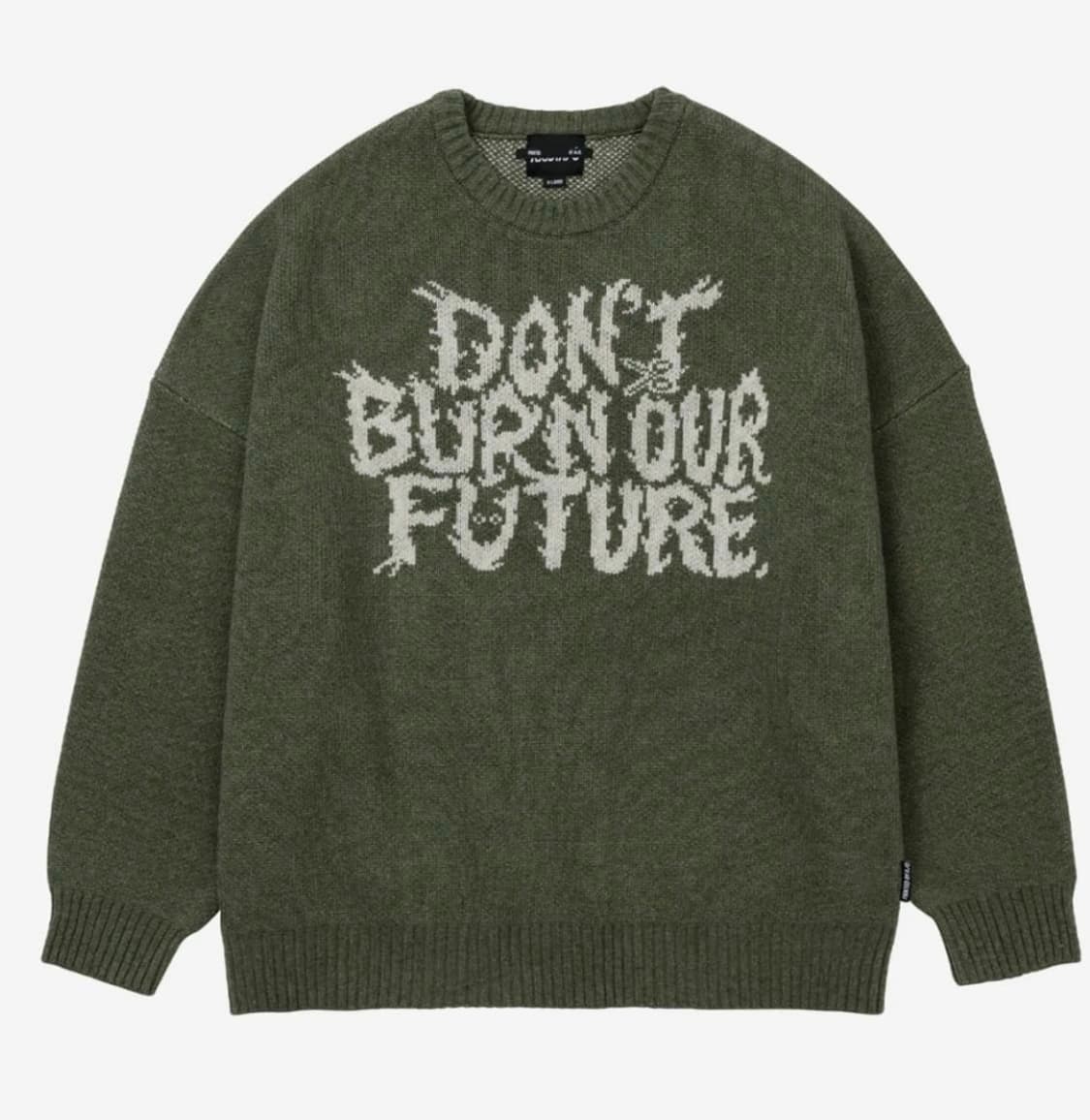 Ajobyajo Wool Knit Sweater [KHAKI] 상품이미지1