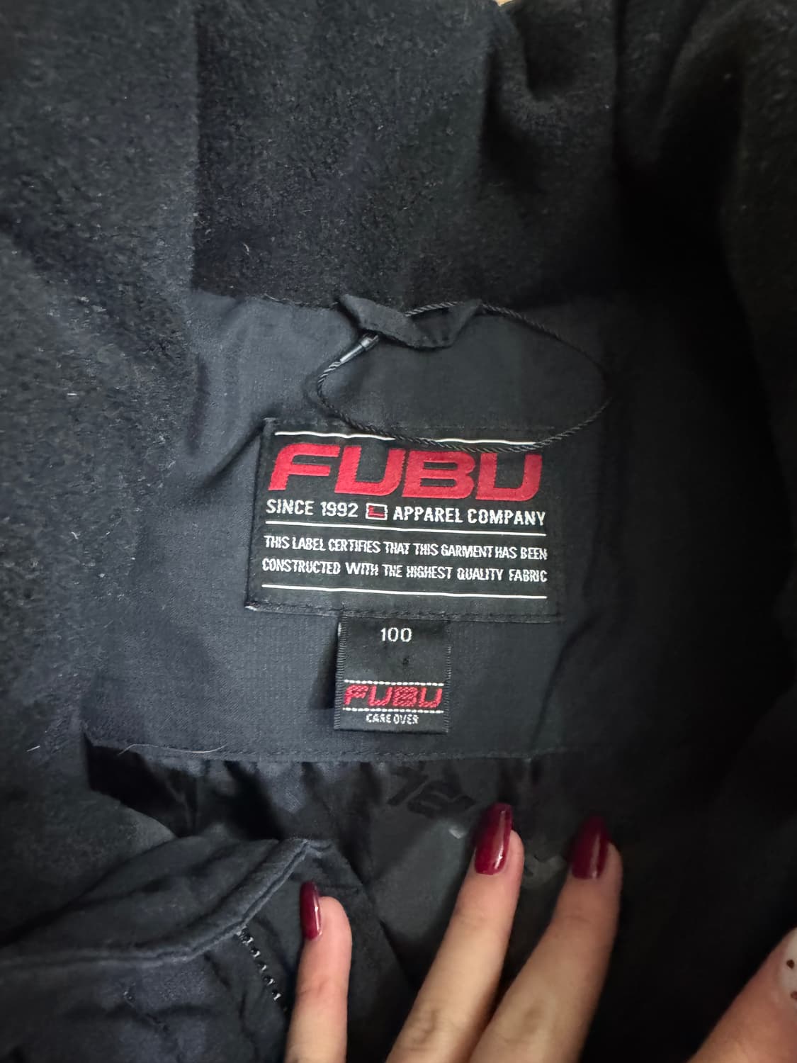 Fubu 패딩조끼 사이즈 100 상품이미지3