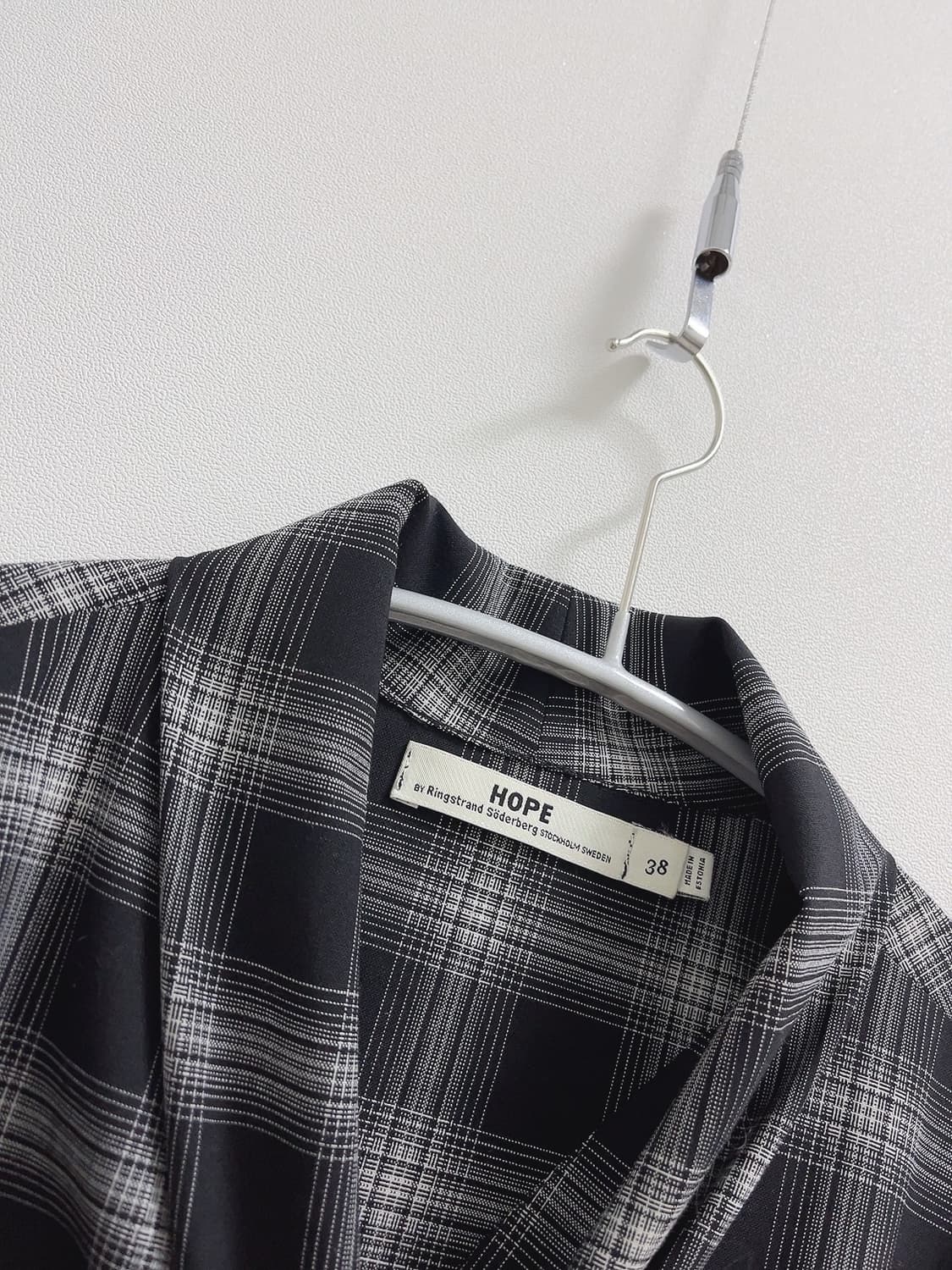 Hope 울 체크 랩 원피스 상품이미지3