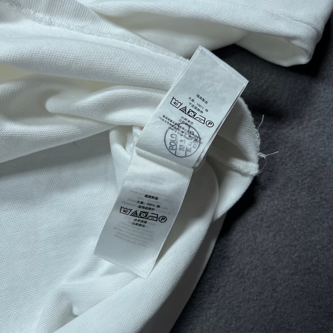 폴로 신형 포켓 화이트 롱슬리브 상품이미지6