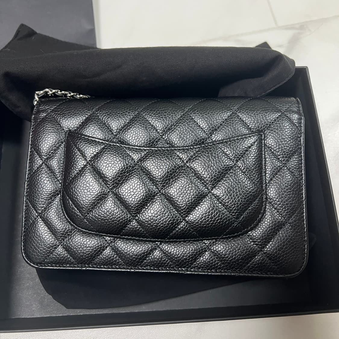 샤넬 woc 은장 체인지갑 가방 내장칩 상품이미지5