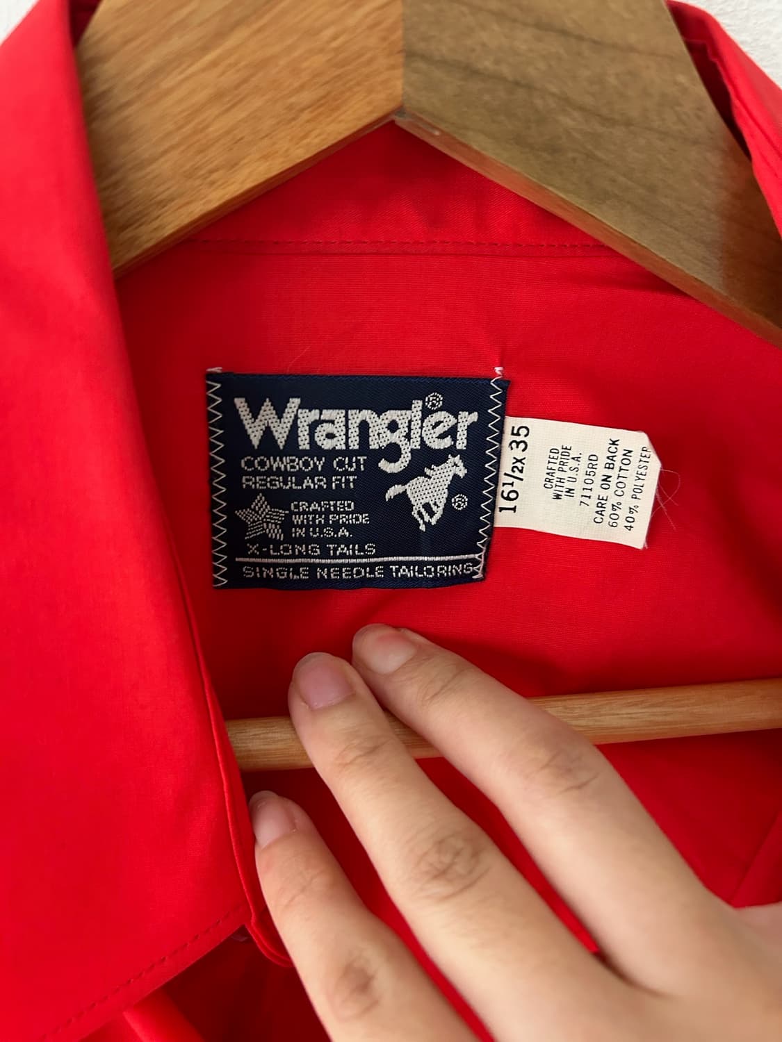 80s vtg WRangler Cowboy cut Western SH 상품이미지5