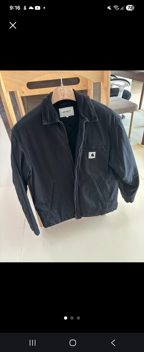 칼하트 WIP W 그레이트 디트로이트 자켓 블랙 S 상품이미지1