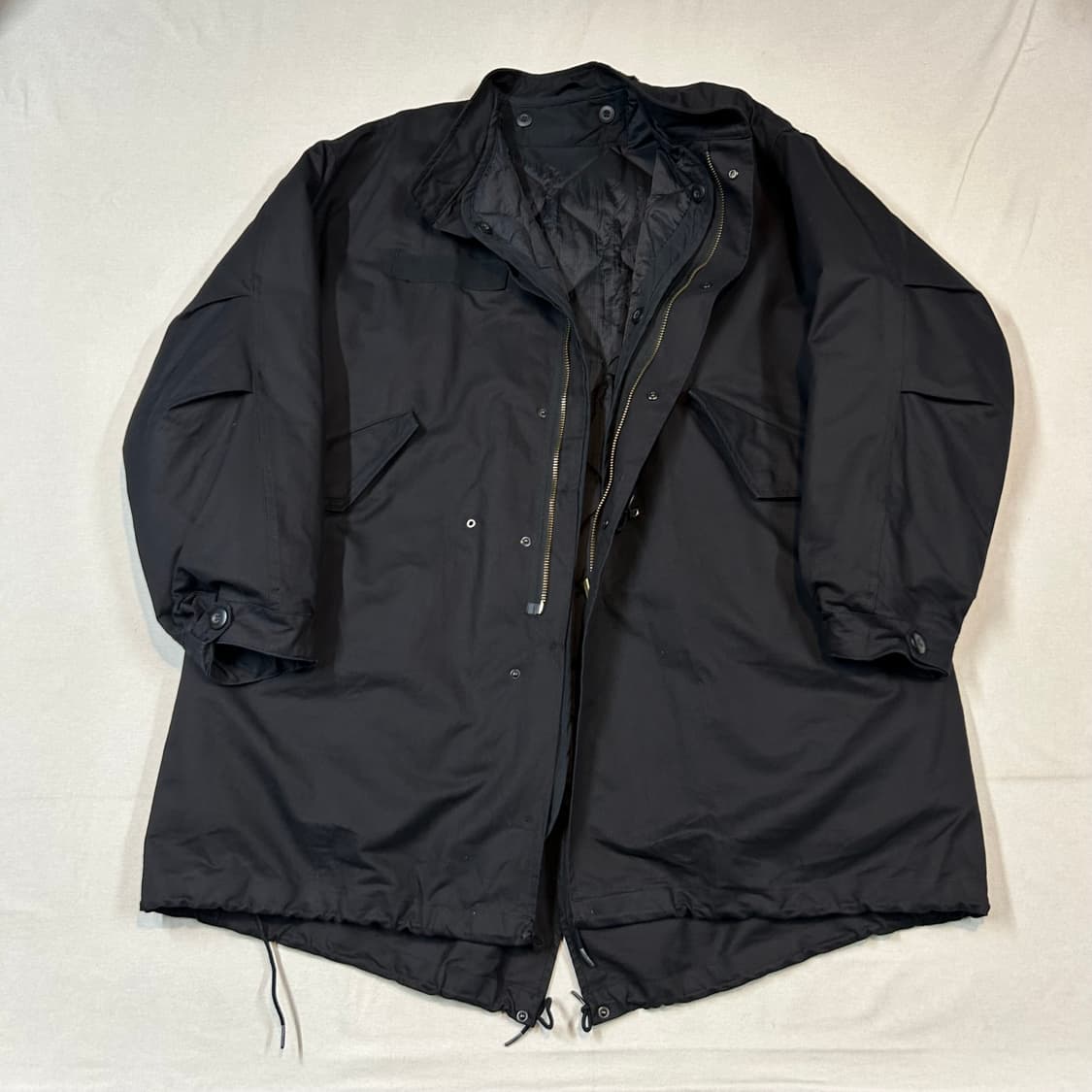 L) 라퍼지스토어 블랙 M65 피쉬테일 파카 내피포함 상품이미지1