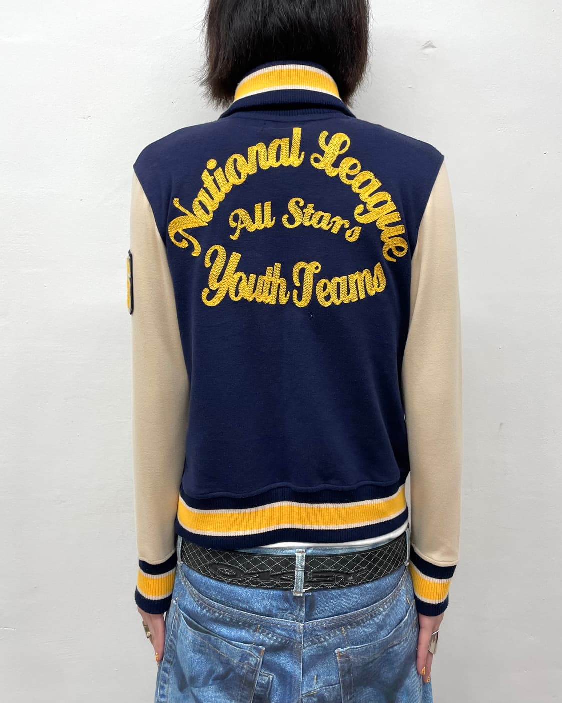 Retro M Navy Stadium Jacket 상품이미지2