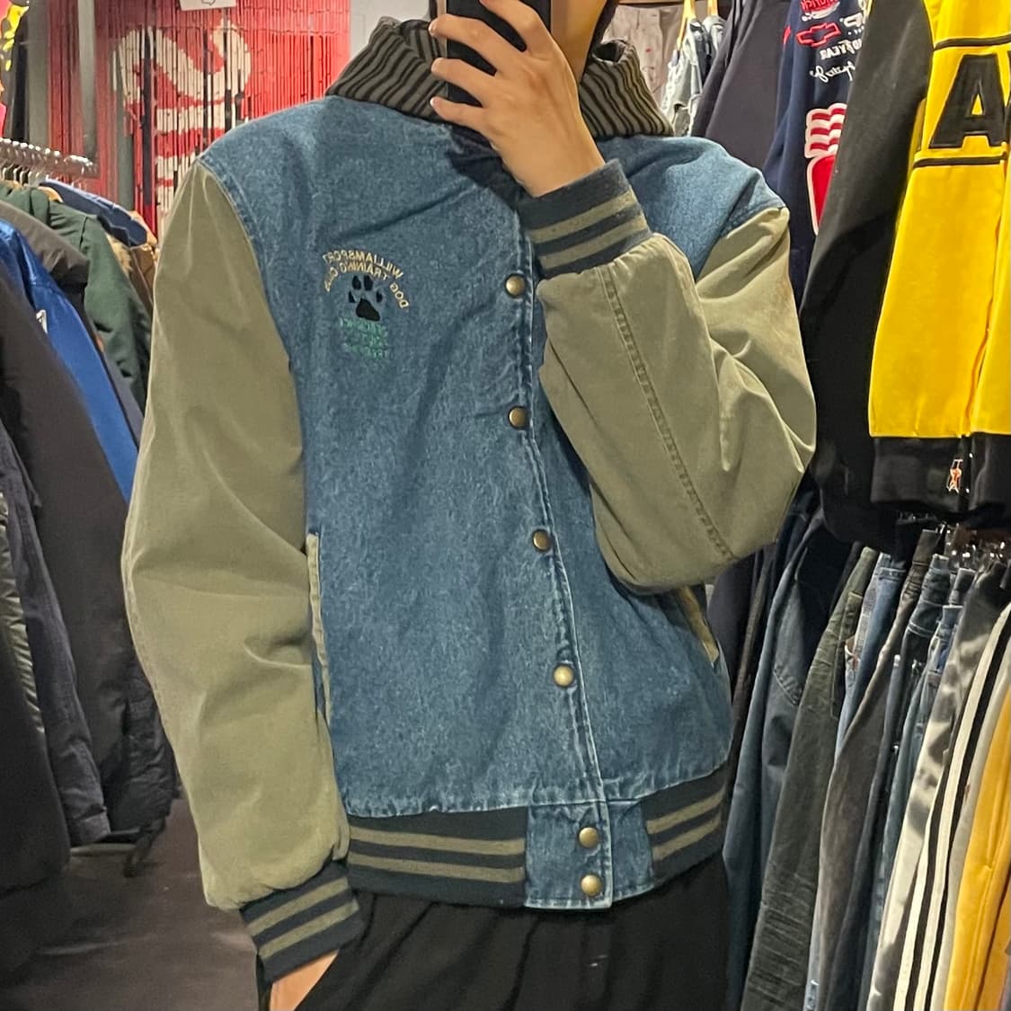 [IM] VTG 빈티지 데님 바시티 자켓 상품이미지3