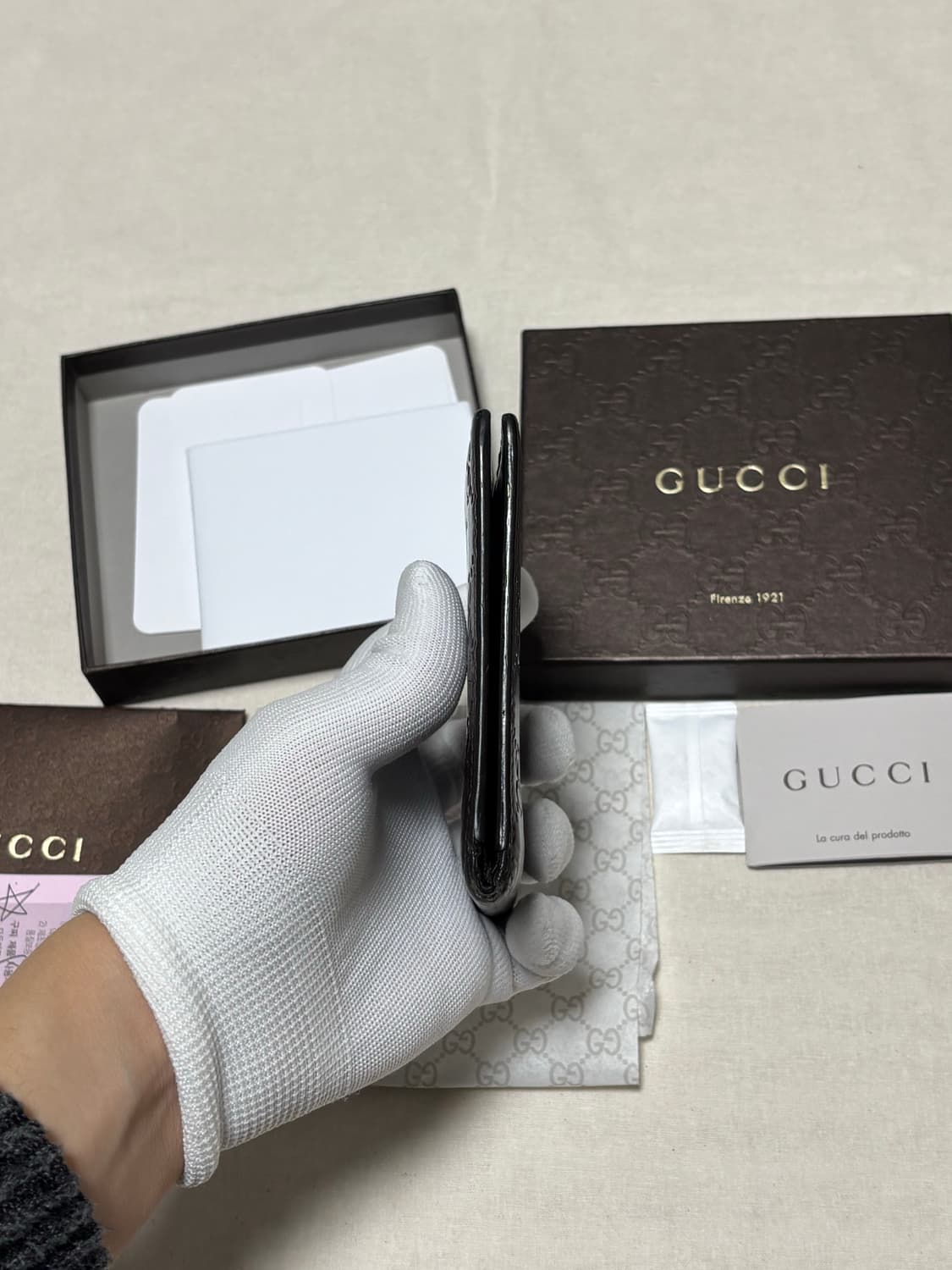 구찌 GG로고 시마 반지갑 [os] 상품이미지5